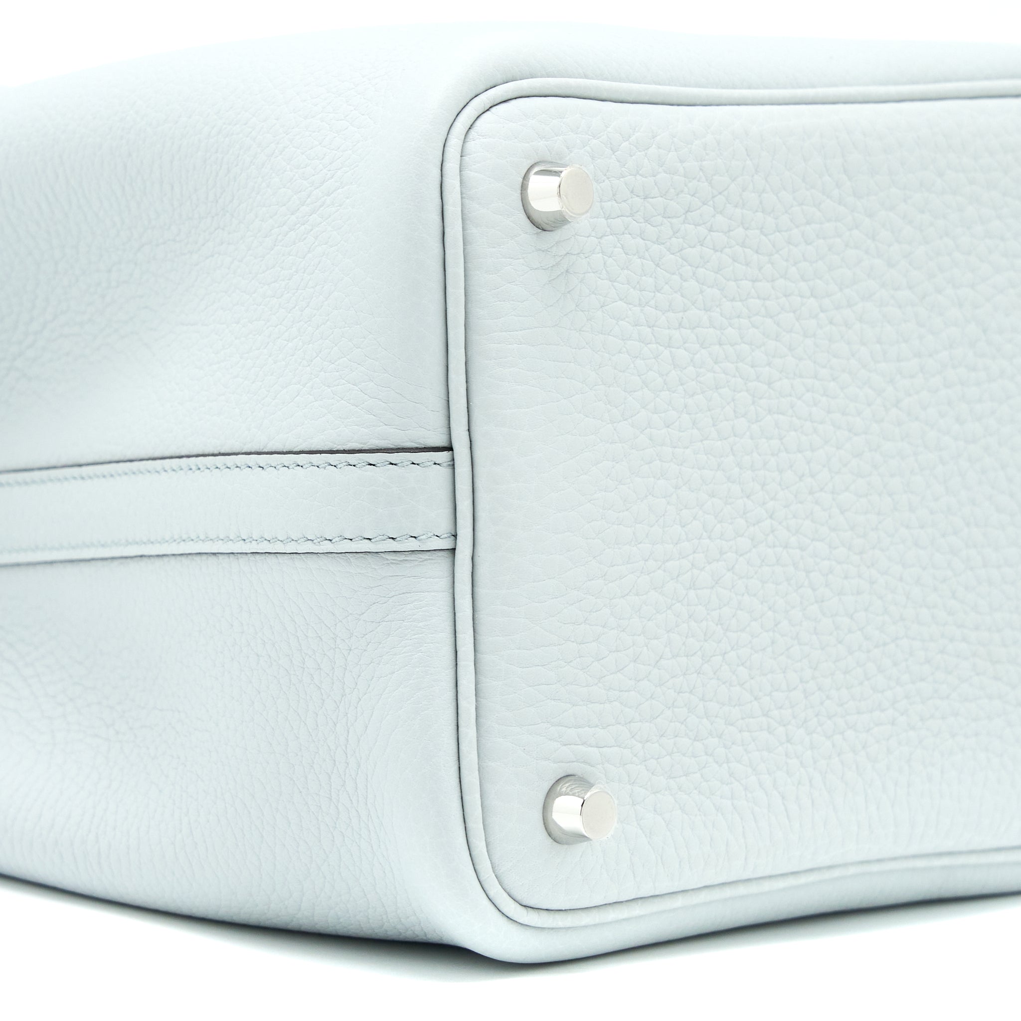 HERMES PICOTIN 18 CLEMENCE BLUE PALE SHW