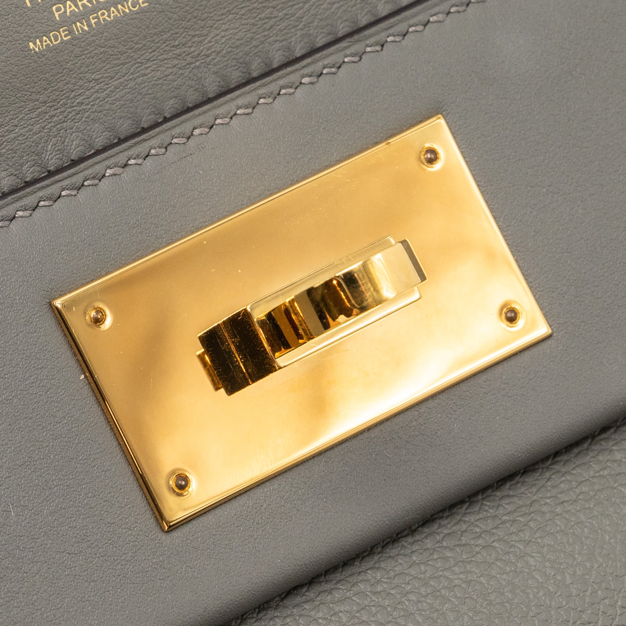 HERMES MINI 24/24 2424 - 21 BAG EVERCOLOR/SWIFT GRIS MEYER GHW