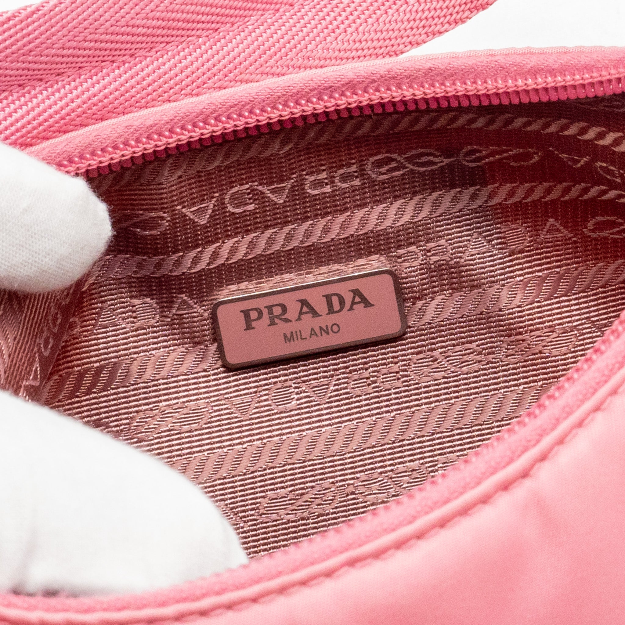 PRADA RE-EDITION 2000 MINI BAG RE-NYLON PINK SHW