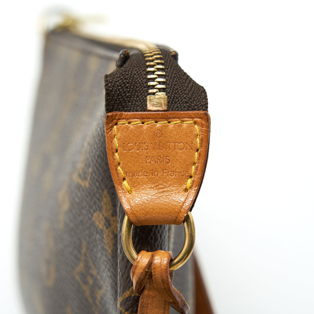 LOUIS VUITTON VINTAGE POCHETTE ACCESSORIES MONOGRAM CANVAS GHW