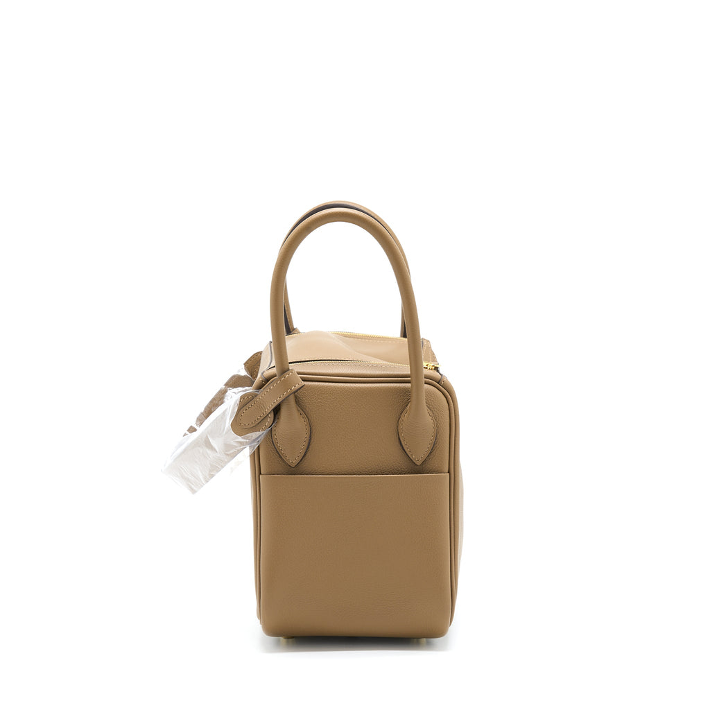 HERMES LINDY 26 EVERCOLOR BEIGE DE WEIMAR GHW