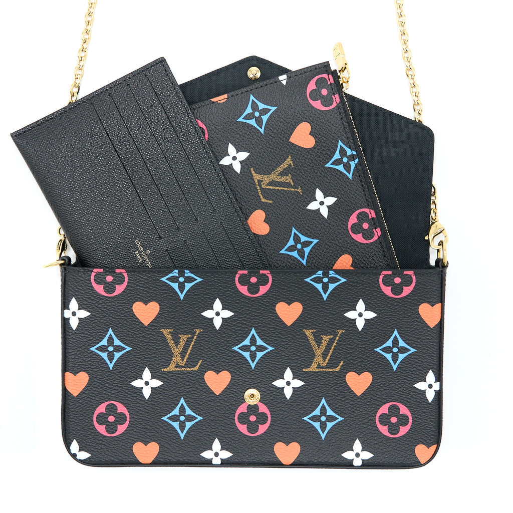LOUIS VUITTON LIMITED EDITION FELICIE MULTICOLOUR MONOGRAM CANVAS GHW