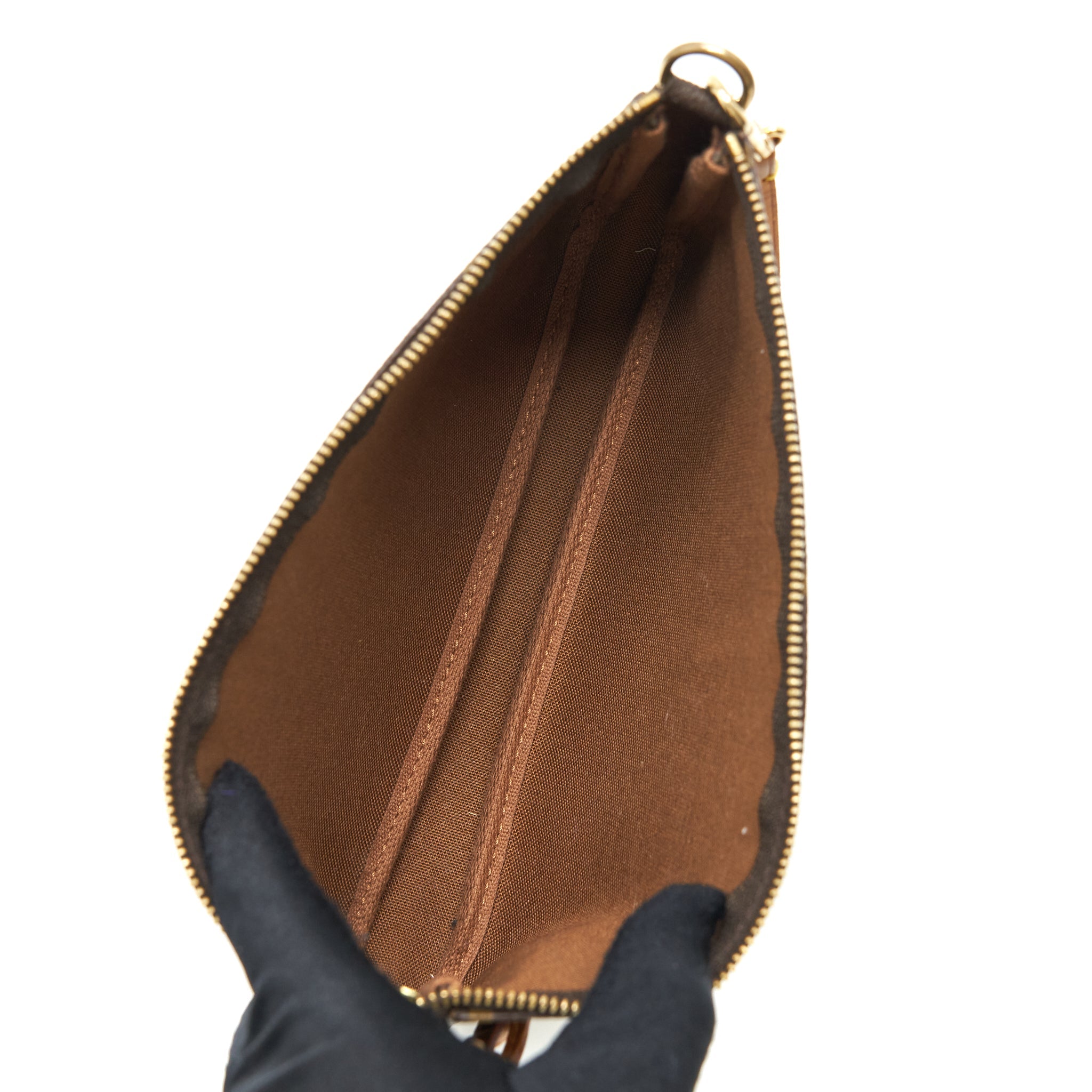 LOUIS VUITTON VINTAGE POCHETTE ACCESSORIES MONOGRAM CANVAS GHW