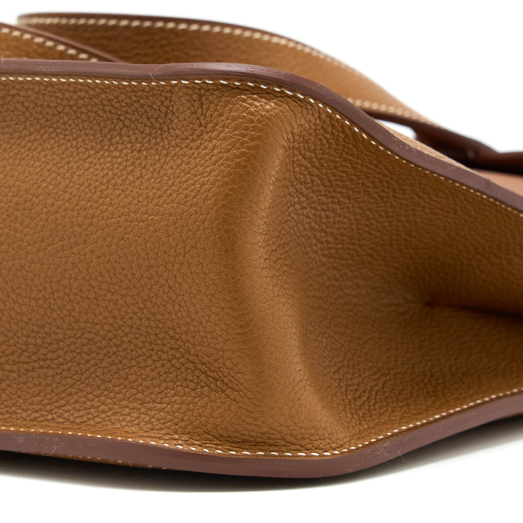 HERMES HALZAN 31 BARENIA FAUBOURG FAUVE GHW