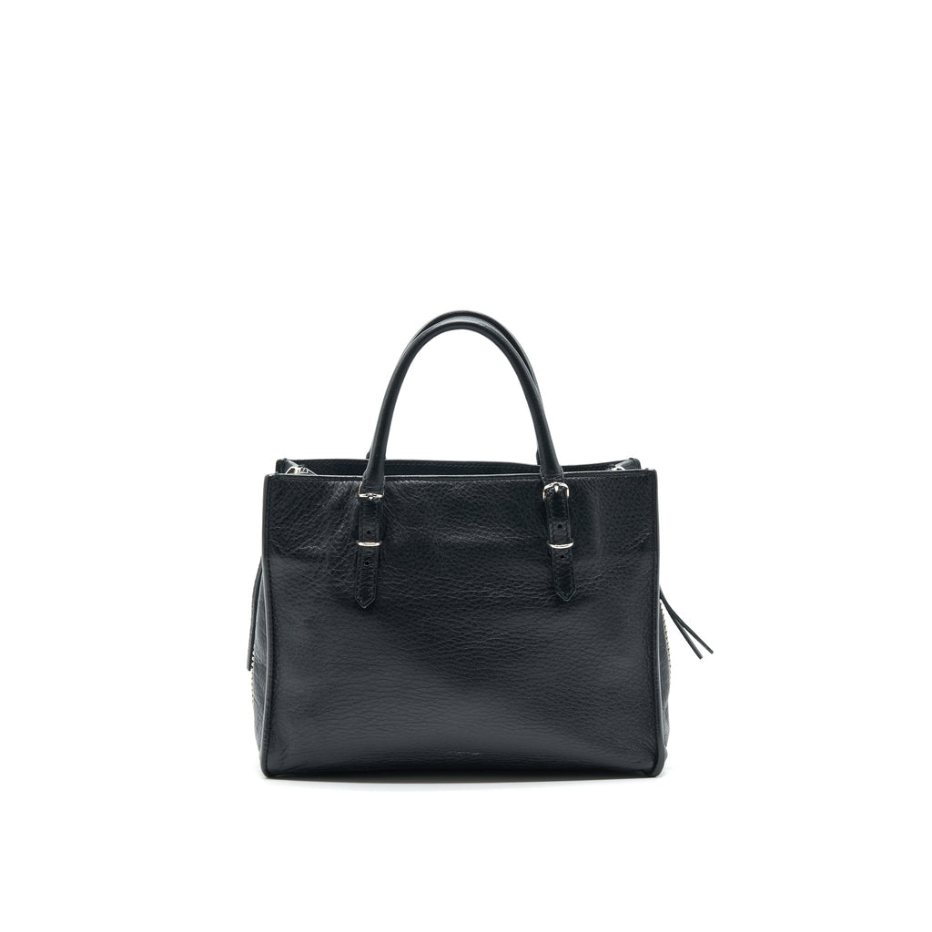 BALENCIAGA PAPIER MINI A4 CLASSIC STUDS BAG LEATHER MINI BLACK