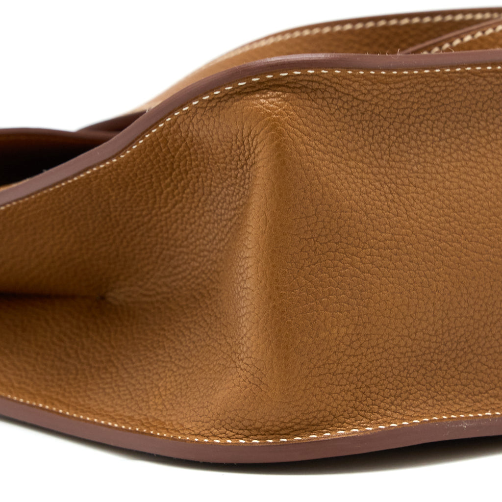 HERMES HALZAN 31 BARENIA FAUBOURG FAUVE GHW
