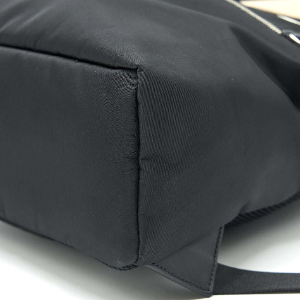 FENDI MONSTER BACKPACK IN BLACK WITH FUR