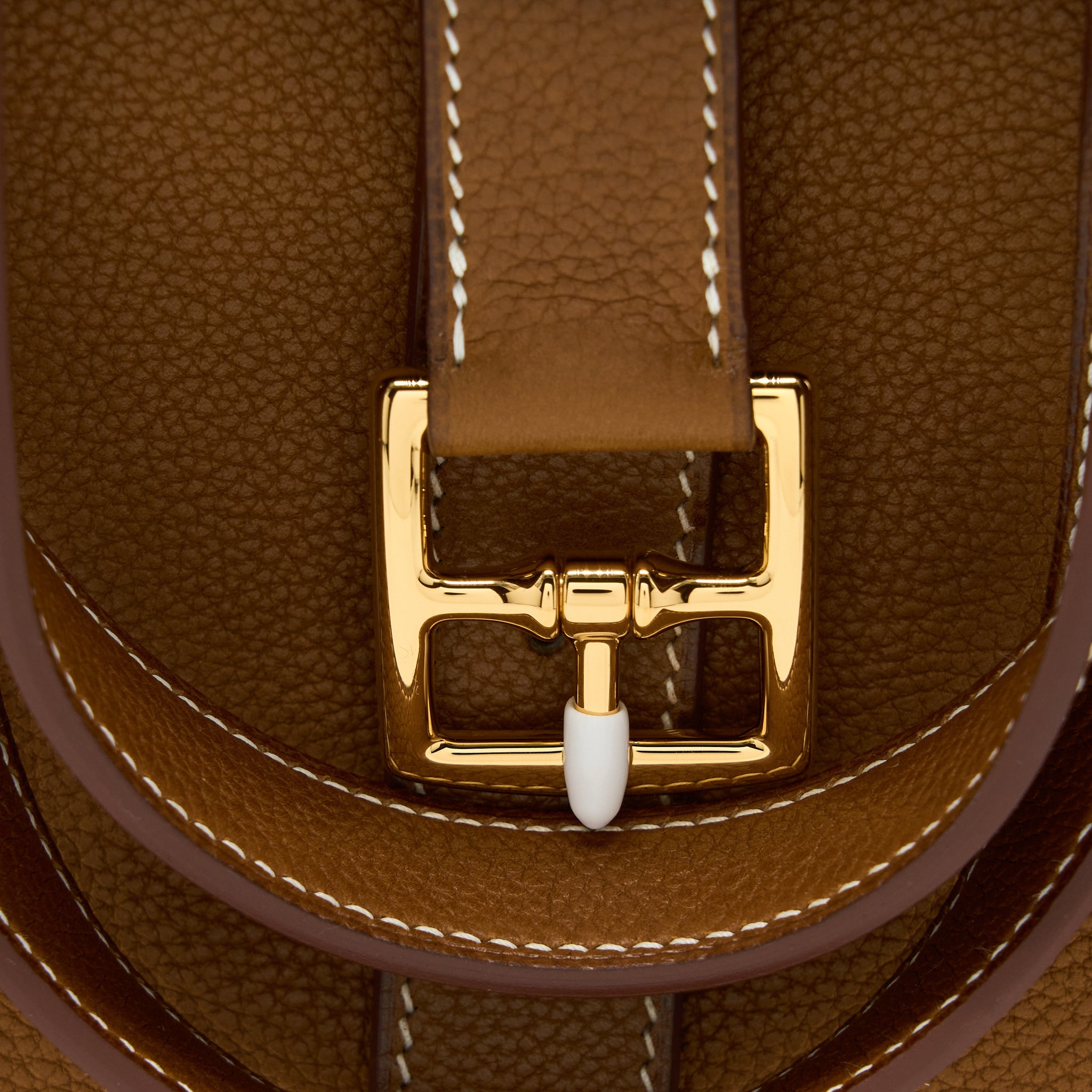 HERMES HALZAN 31 BARENIA FAUBOURG FAUVE GHW