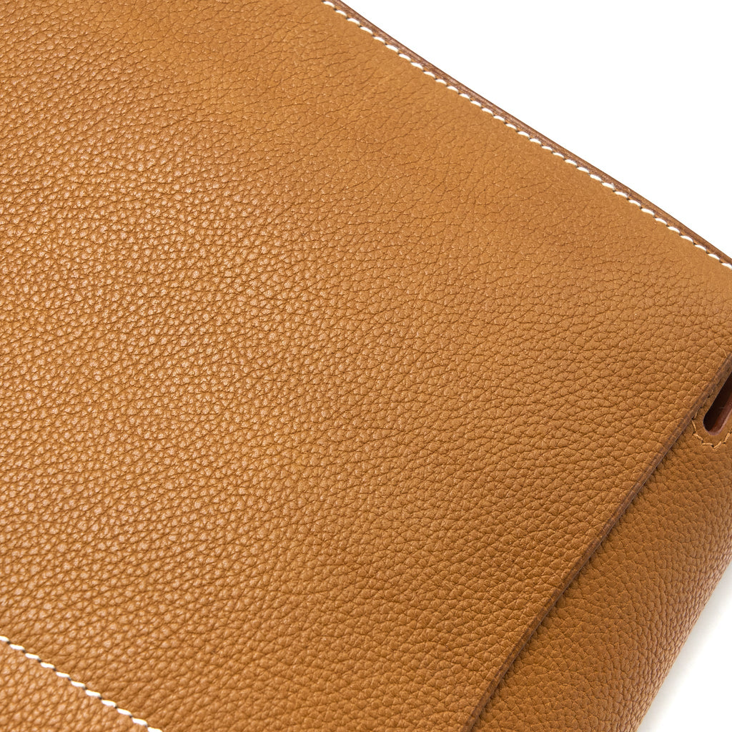 HERMES HALZAN 31 BARENIA FAUBOURG FAUVE GHW