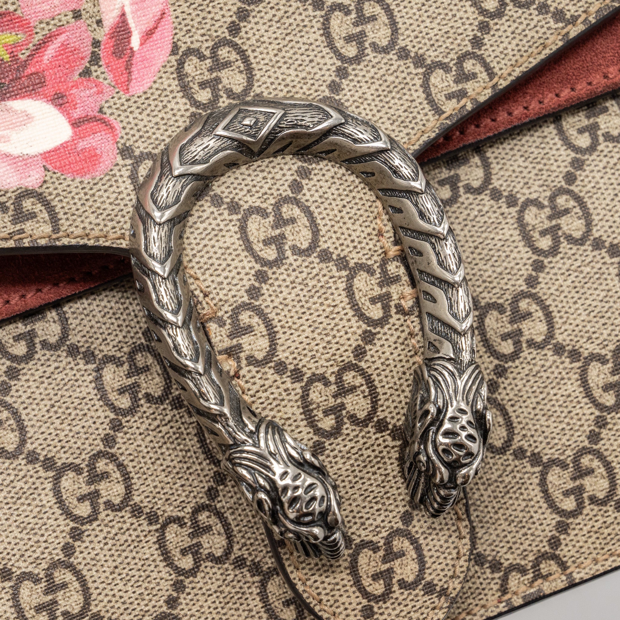 GUCCI DIONYSUS SHOULDER BAG FLOWER PRINTED GG SUPREME CANVAS SHW
