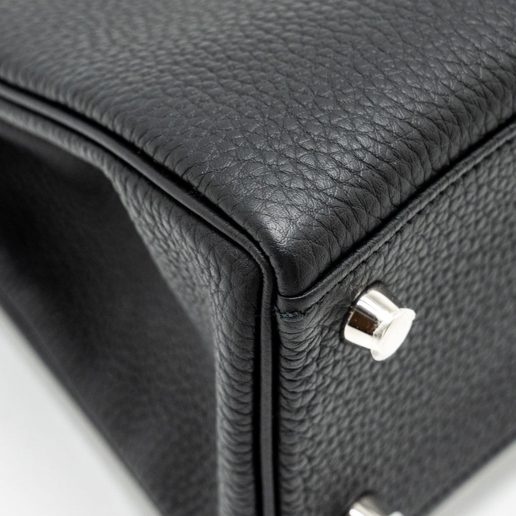 HERMES KELLY 25 TOGO BLACK SHW