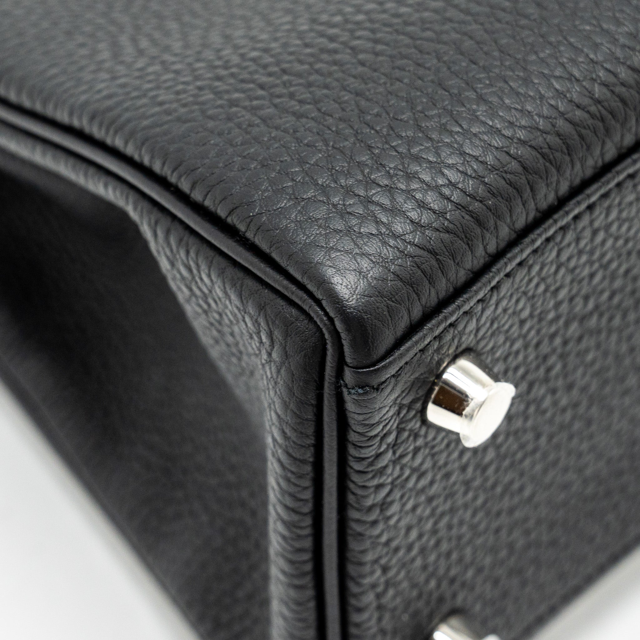 HERMES KELLY 25 TOGO BLACK SHW
