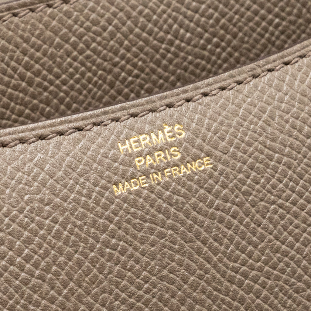 HERMES MINI CONSTANCE EPSOM GRIS ETAIN RGHW
