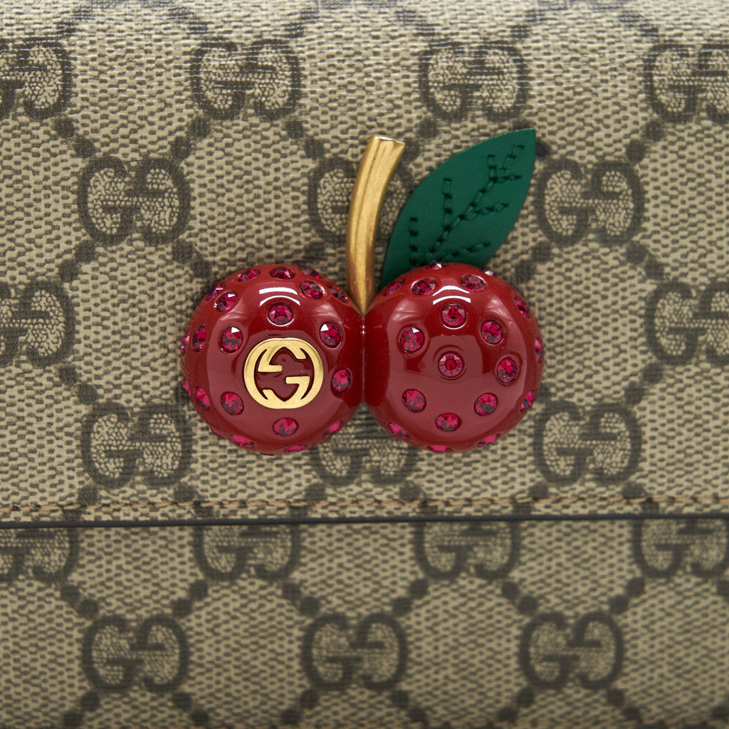 GUCCI CHERRIES WALLET ON CHAIN