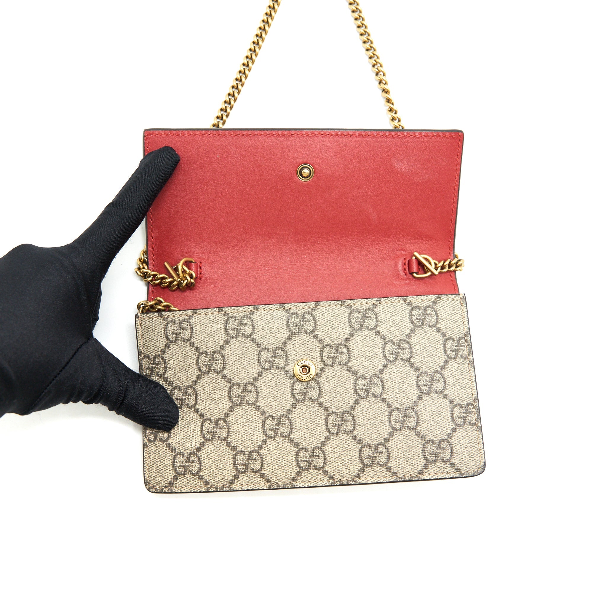 GUCCI CHERRIES WALLET ON CHAIN