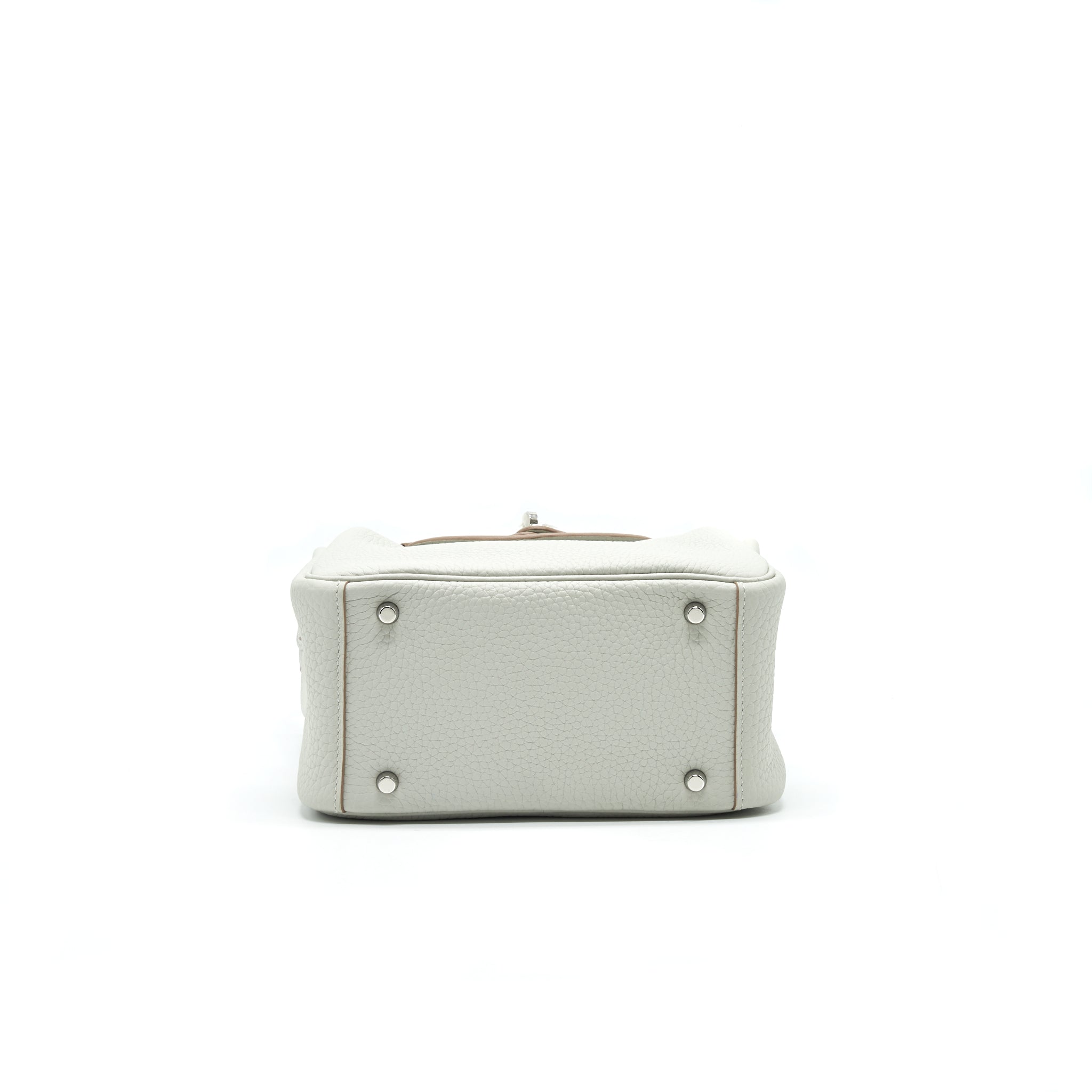 HERMES MINI LINDY 80 GRIS PALE SHW