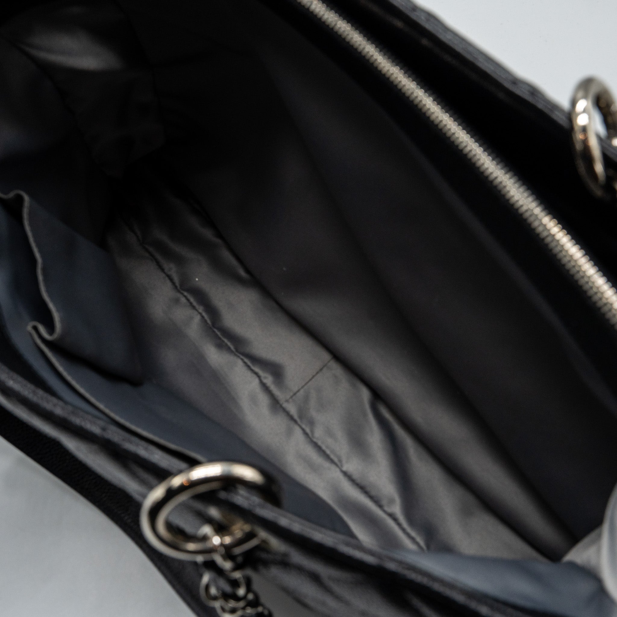 CHANEL GRAND SHOPPING TOTE XL CAVIAR BLACK SHW