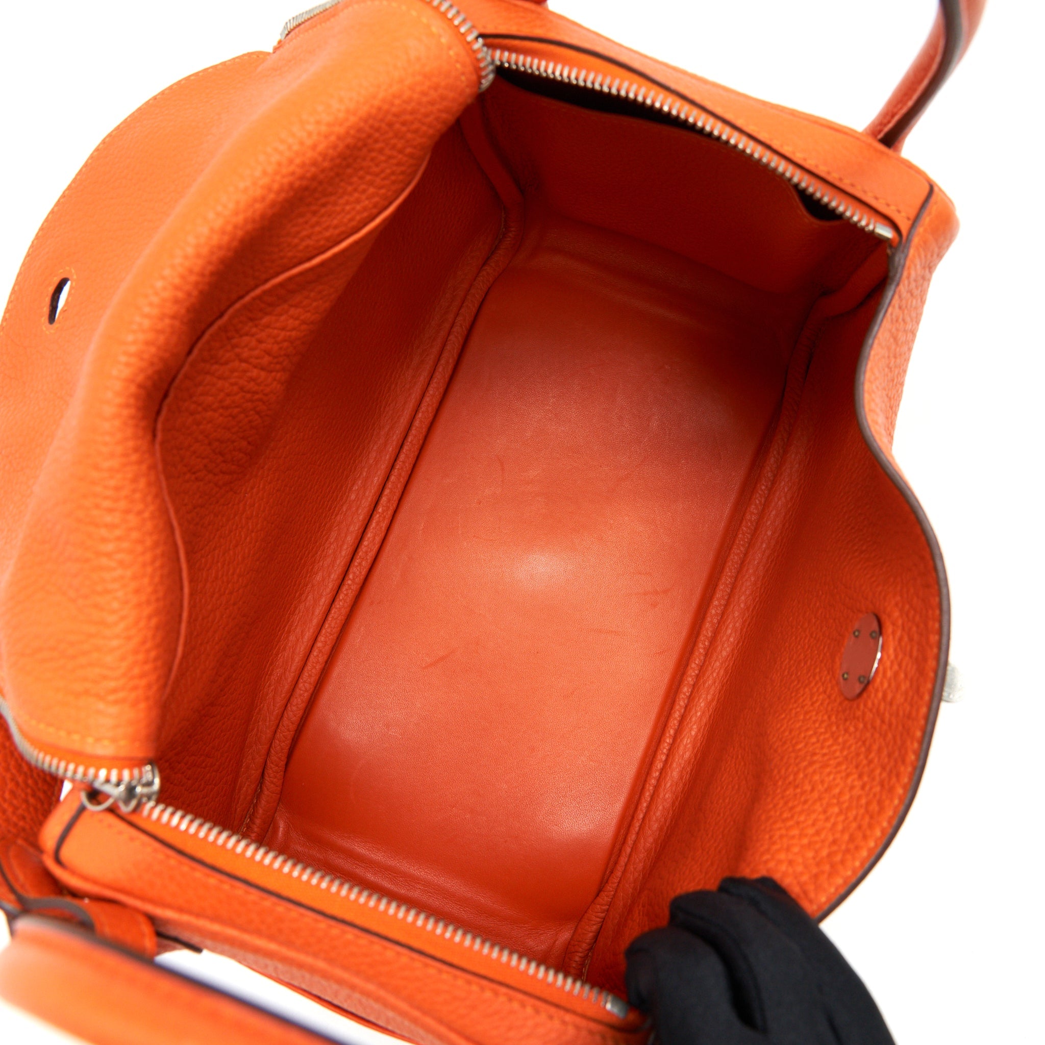 HERMES LINDY 30 ORANGE SHW