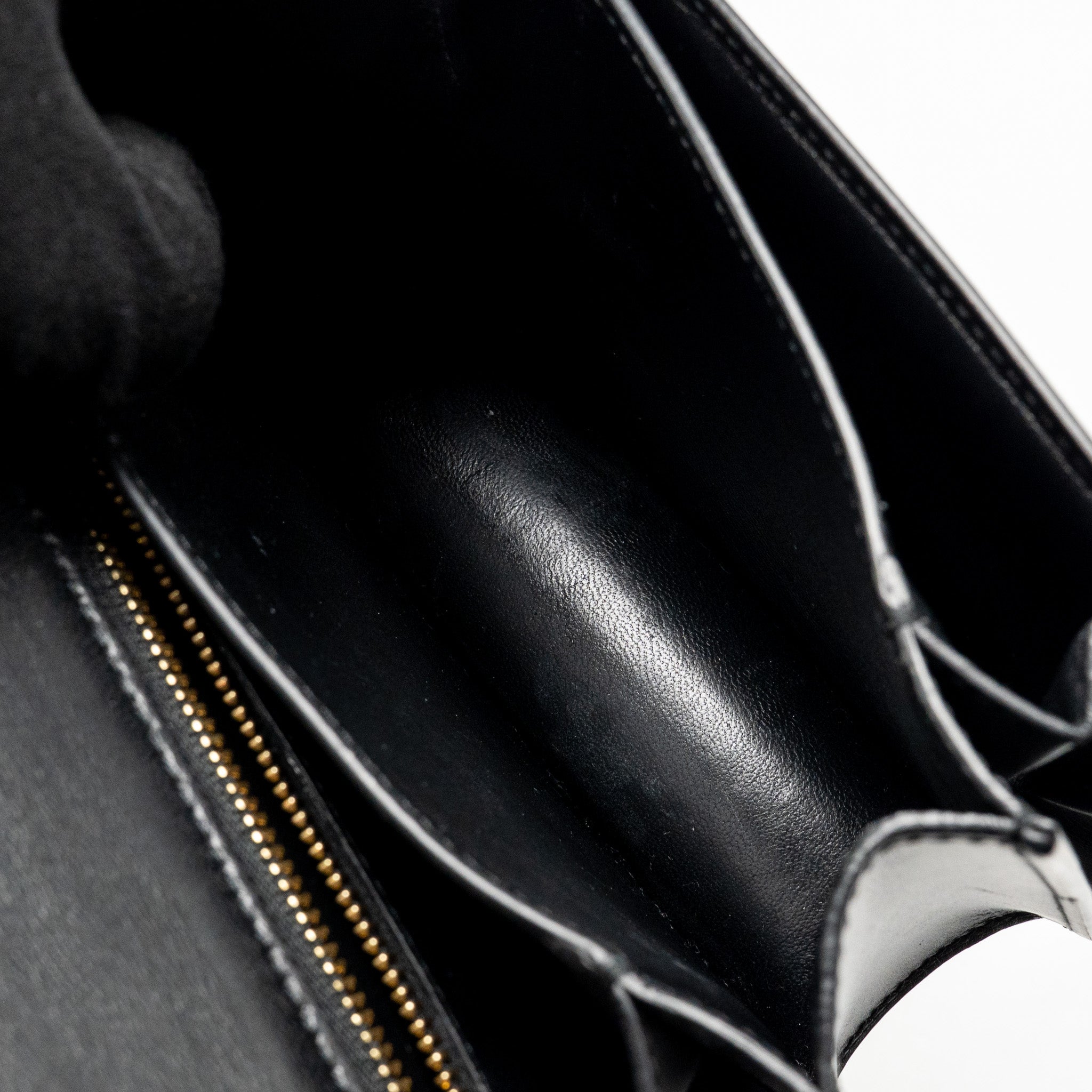 CELINE MINI CLASSIC BOX BAG CALFSKIN BLACK GHW