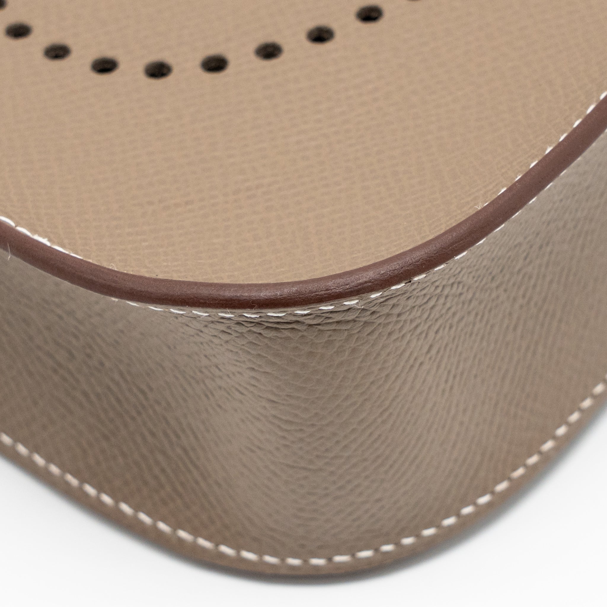 HERMES MINI EVELYNE SELLIER EPSOM ETOUPE GHW