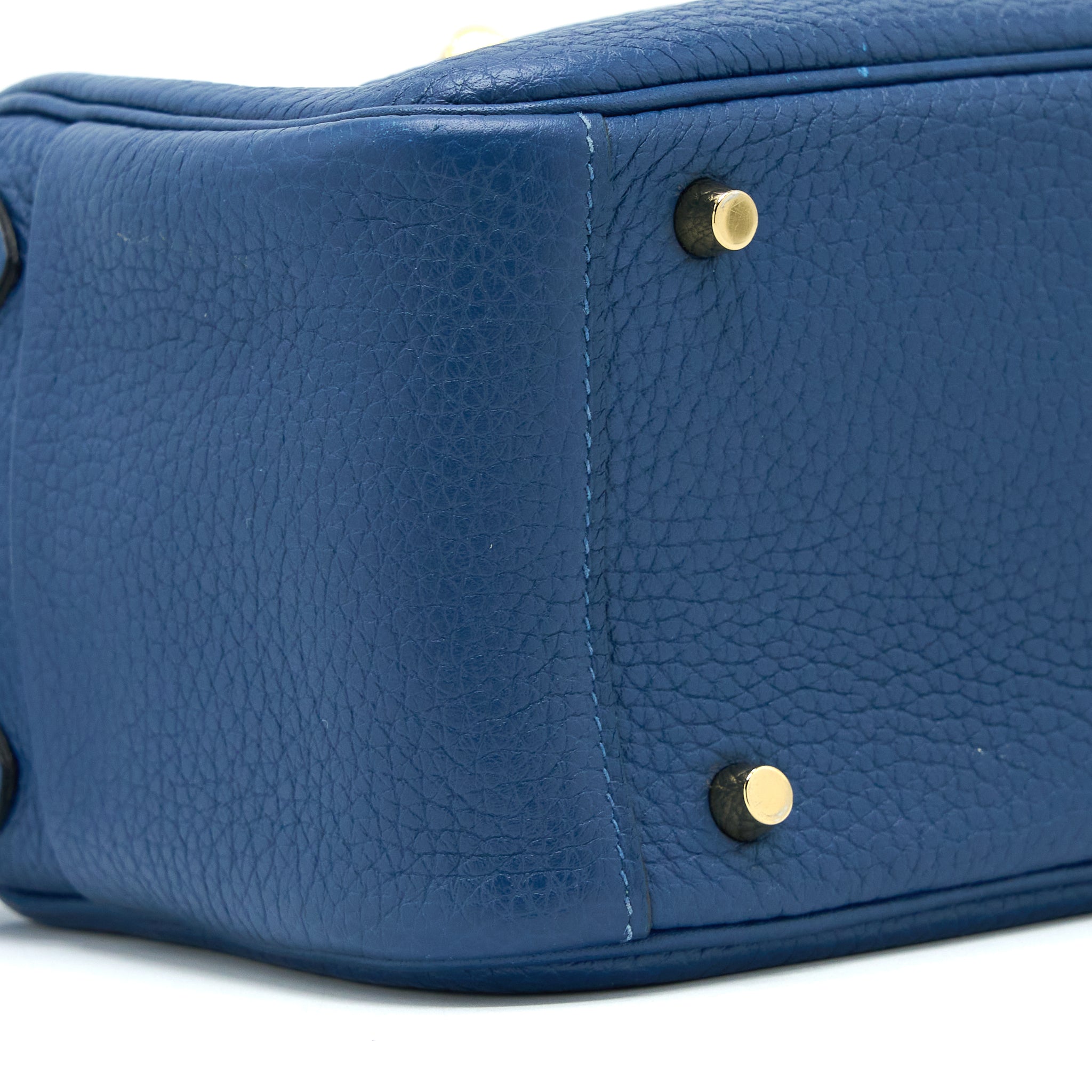HERMES MINI LINDY CLEMENCE DEEP BLUE GHW