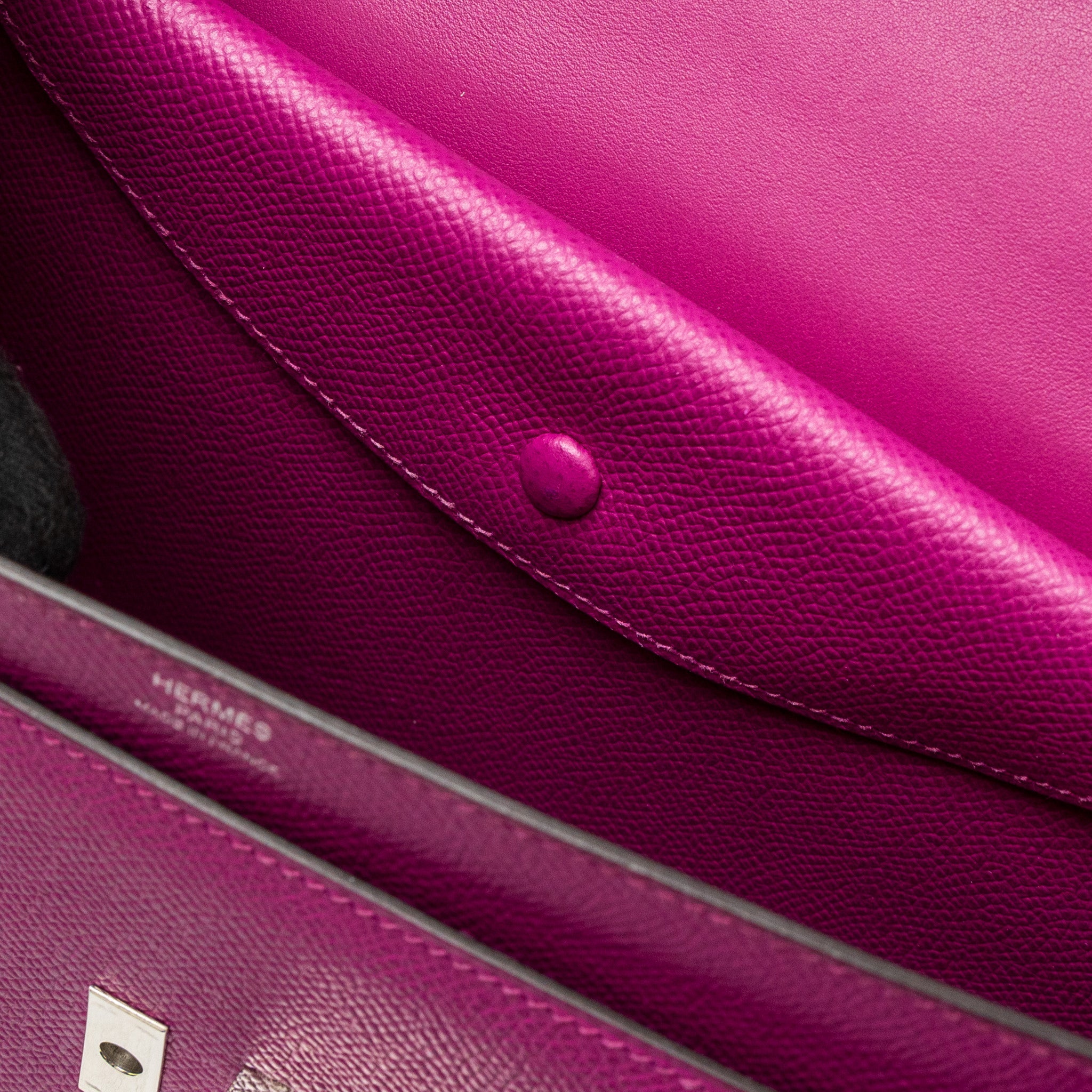 HERMES VERROU 21 EPSOM L3 ROSE PURPLE SHW