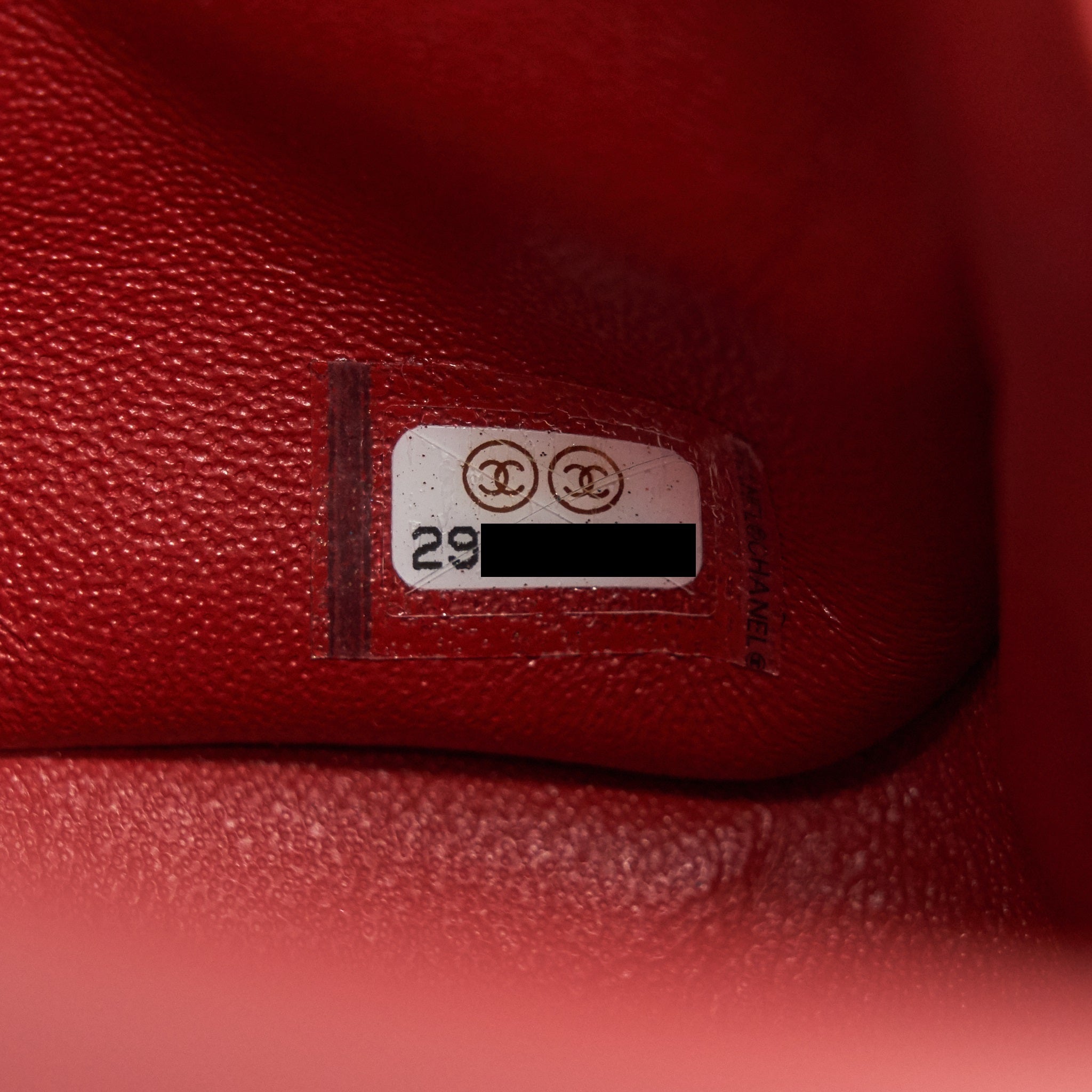 CHANEL MINI SQUARE FLAP BAG RED LGHW