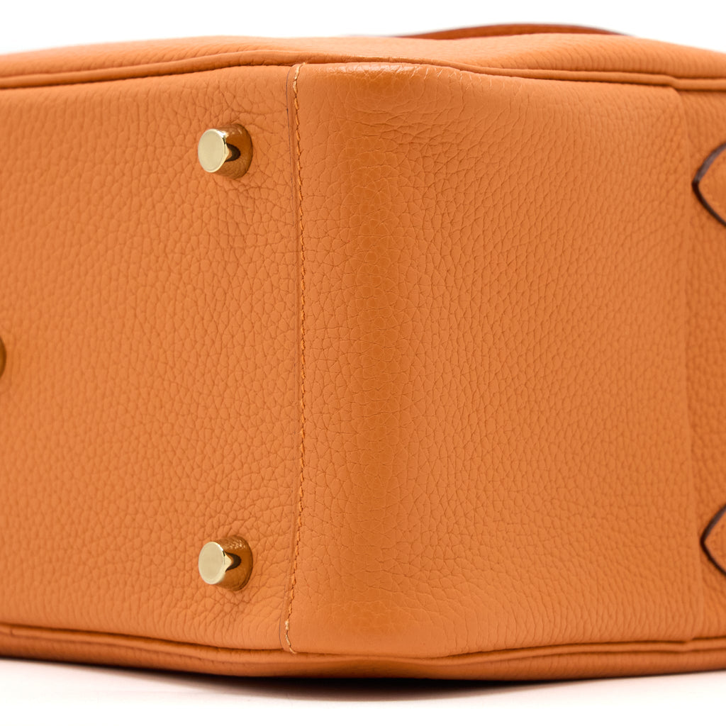 HERMES LINDY 26 CLEMENCE ORANGE GHW