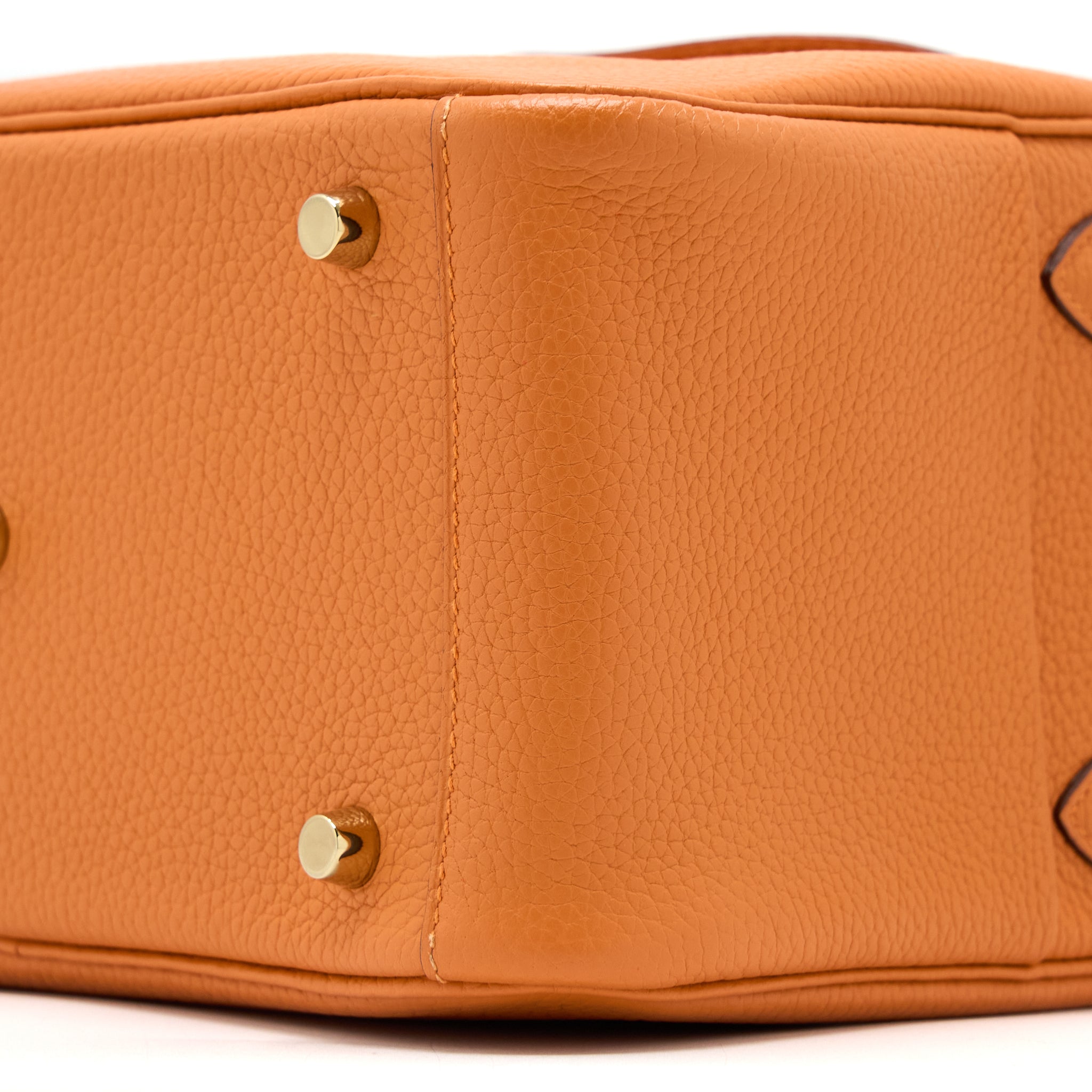 HERMES LINDY 26 CLEMENCE ORANGE GHW