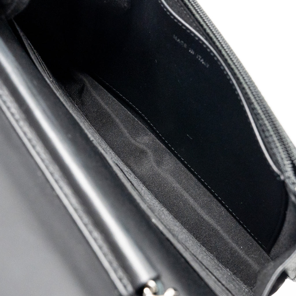 CHANEL WALLET ON CHAIN PATENT LEATHER BLACK SHW