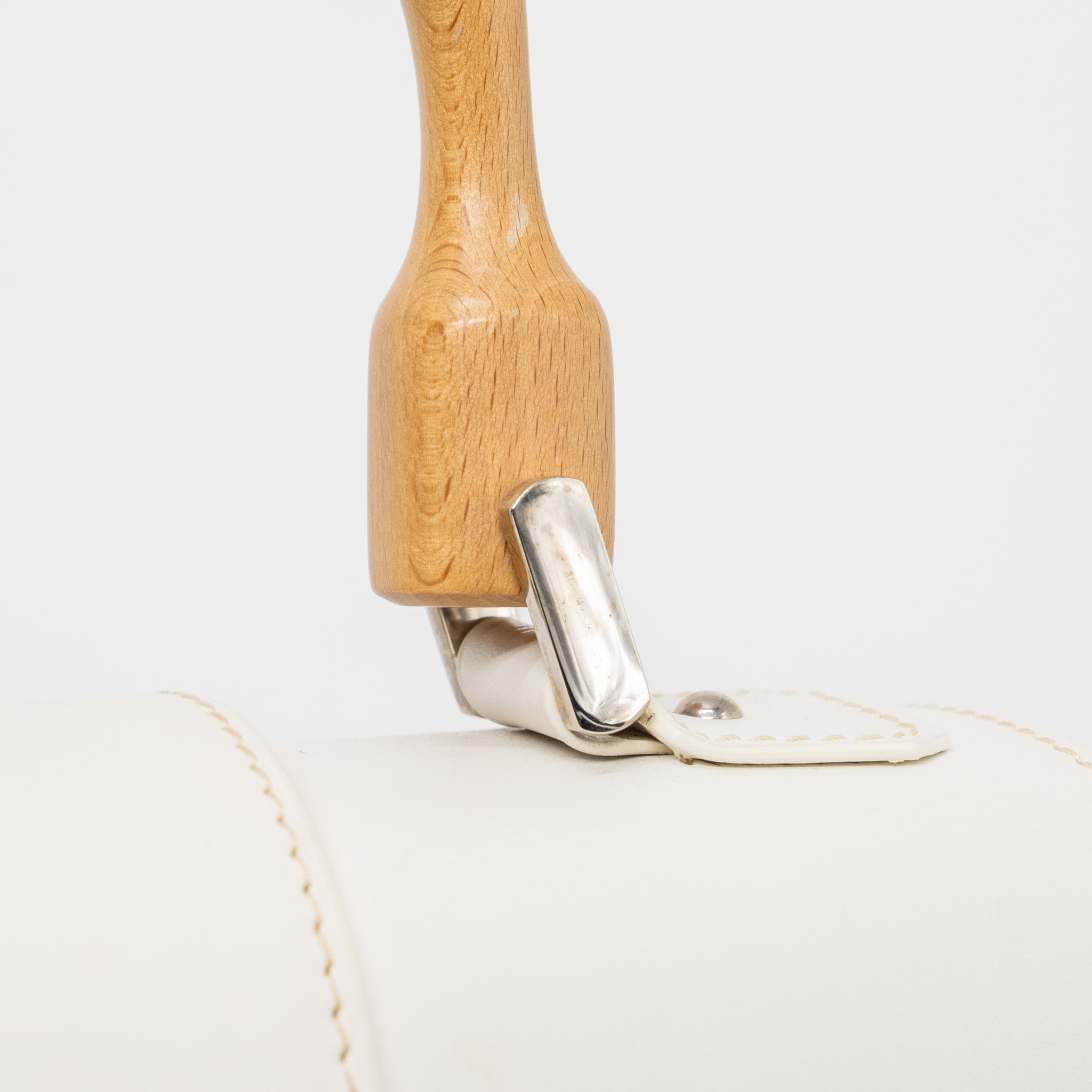 GOYARD STRUCTURE SAIGON PM BAG CANVAS / CALFSKIN WHITE SHW