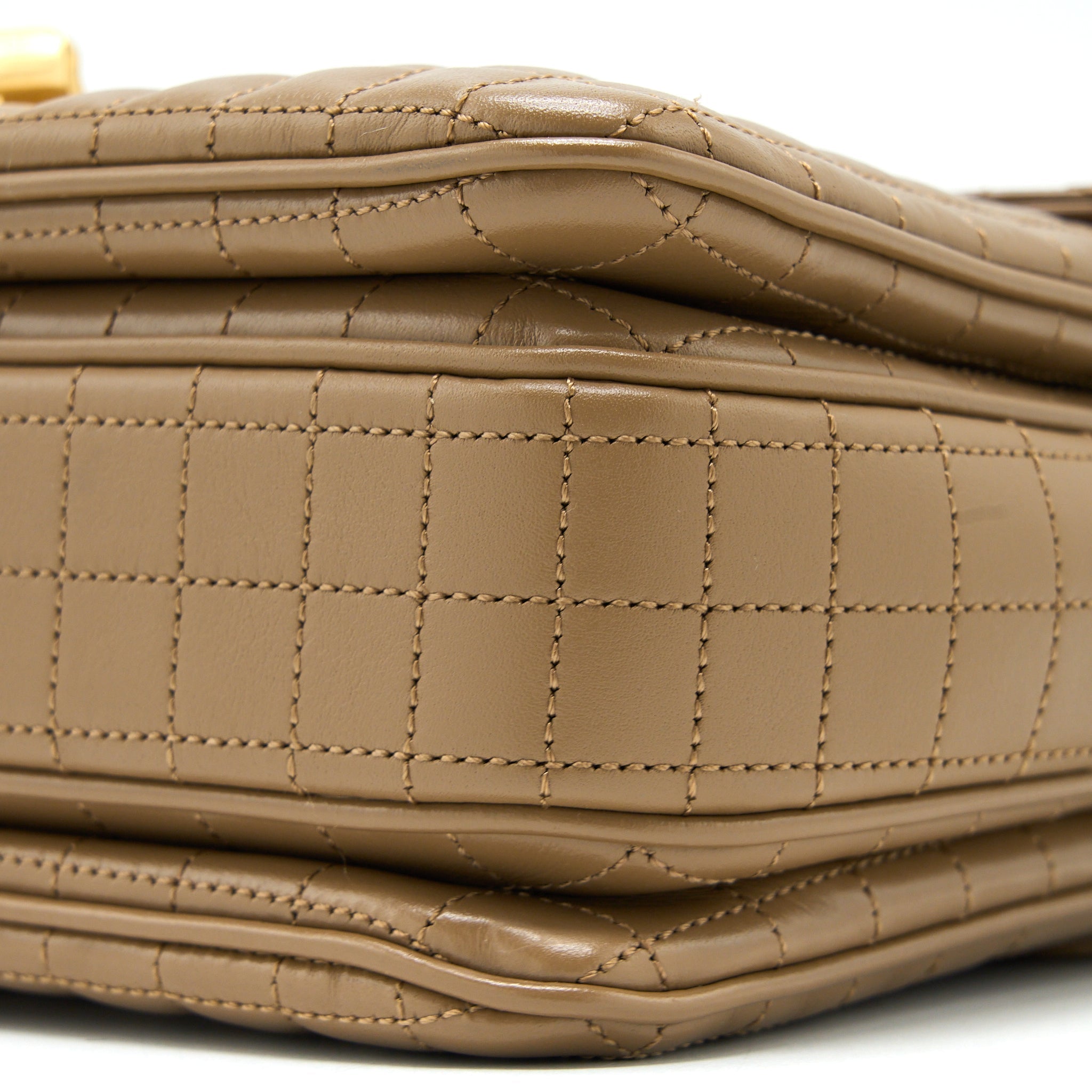 CELINE C BAG CALFSKIN LIGHT CAMEL GHW