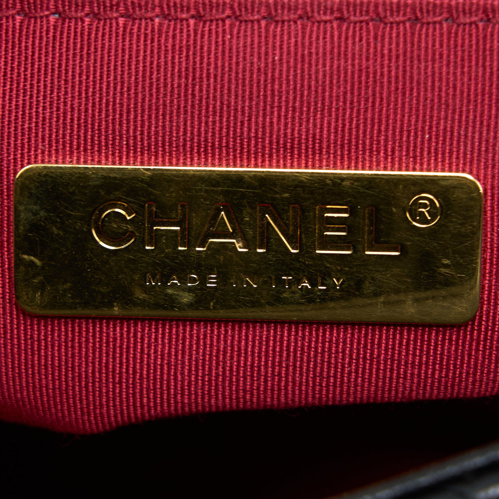 CHANEL SMALL 19 BAG GOATSKIN BLACK MULTICOLOUR HARDWARE