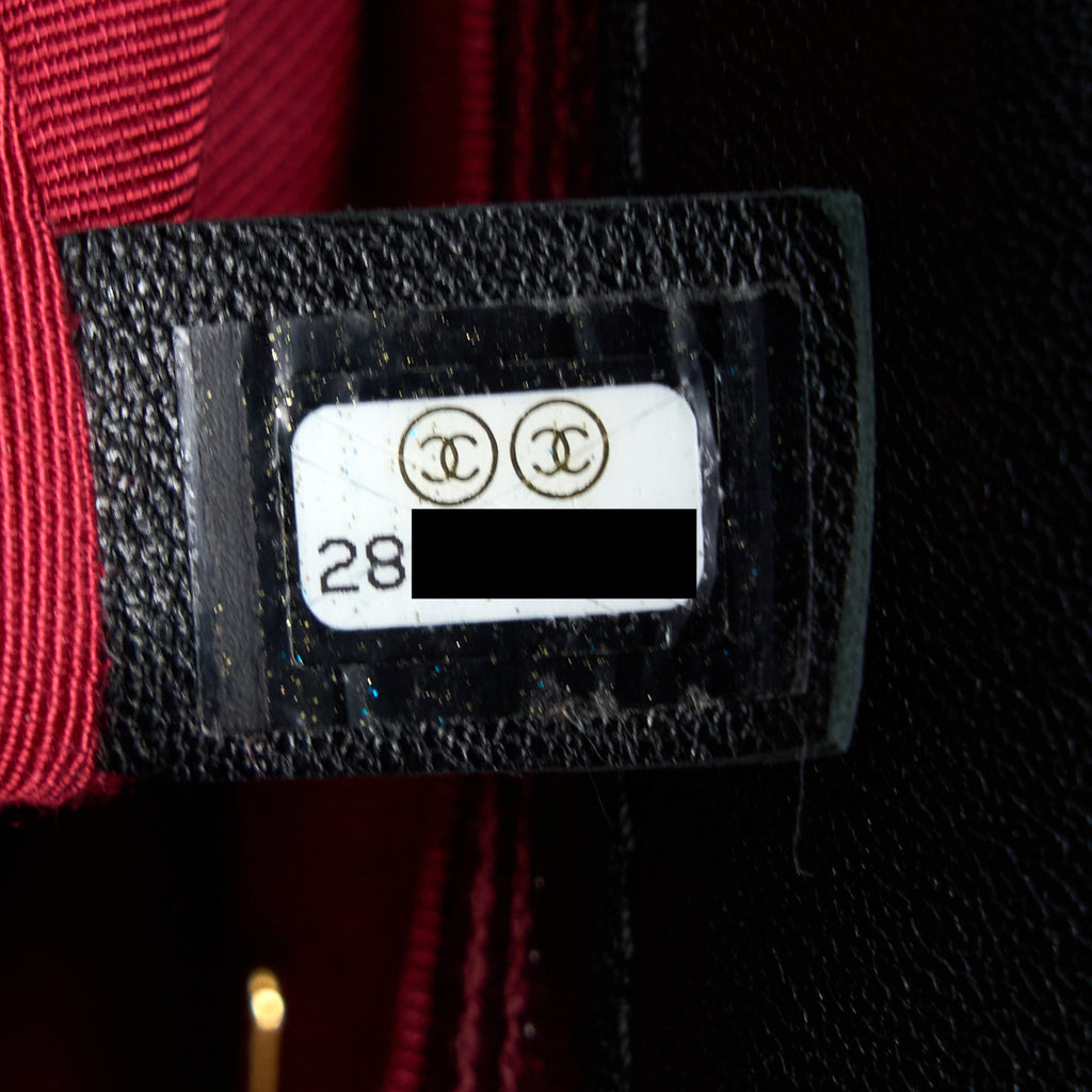 CHANEL SMALL 19 BAG GOATSKIN BLACK MULTICOLOUR HARDWARE