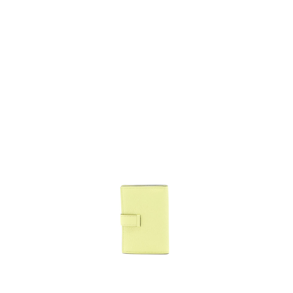 HERMES BEARN COMPACT WALLET CHEVRE MYSORE R9 JAUNE BOURGE GHW