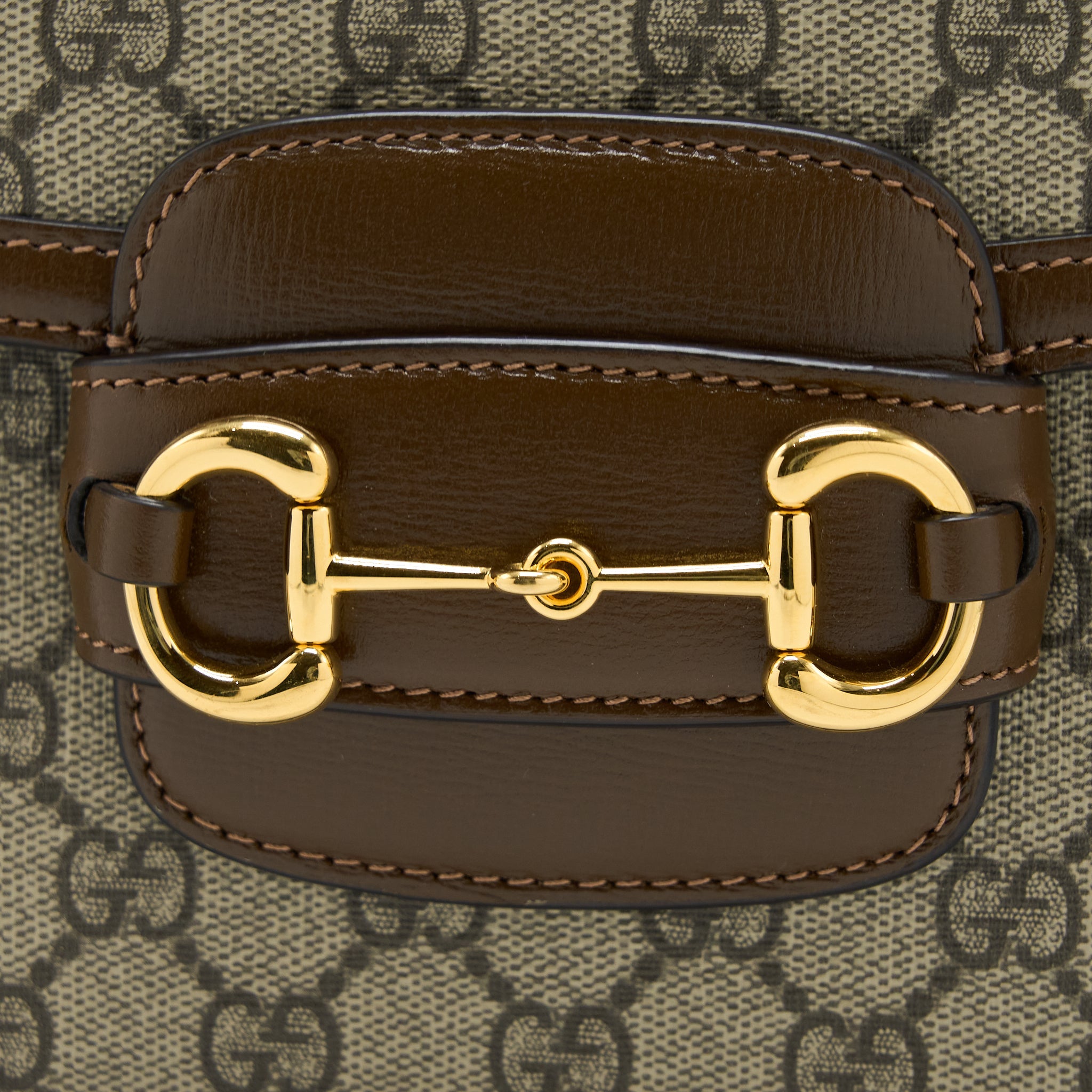 GUCCI HORSEBIT 1955 BAG GG SUPREME CANVAS GHW