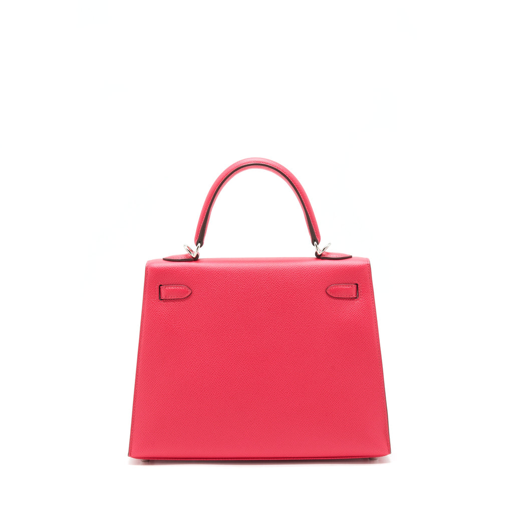 HERMES KELLY 25 EPSOM I6 ROSE EXTREME SHW