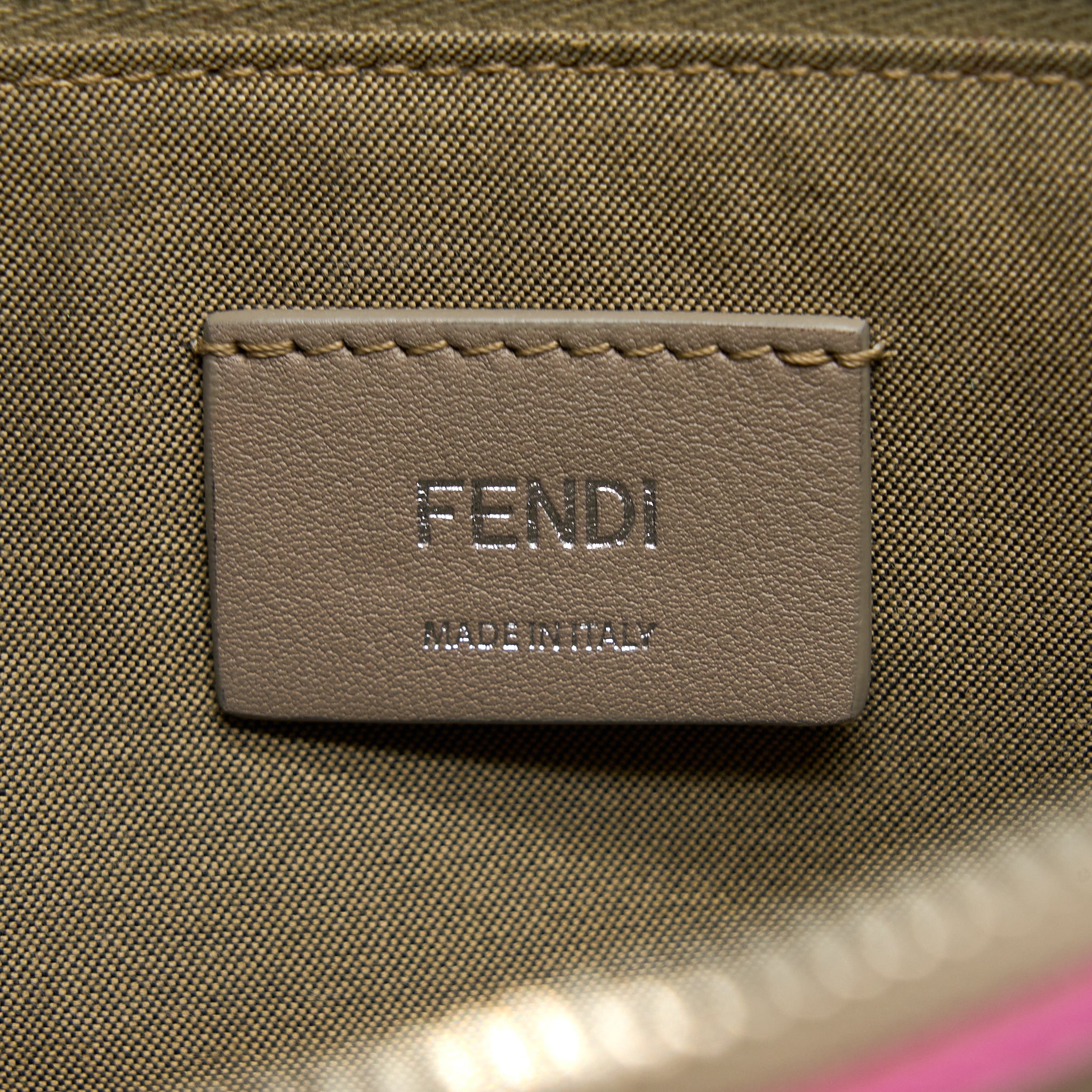 FENDI BY THE WAY BAG MUTILCOLOUR TAIL CALFSKIN BEIGE SHW