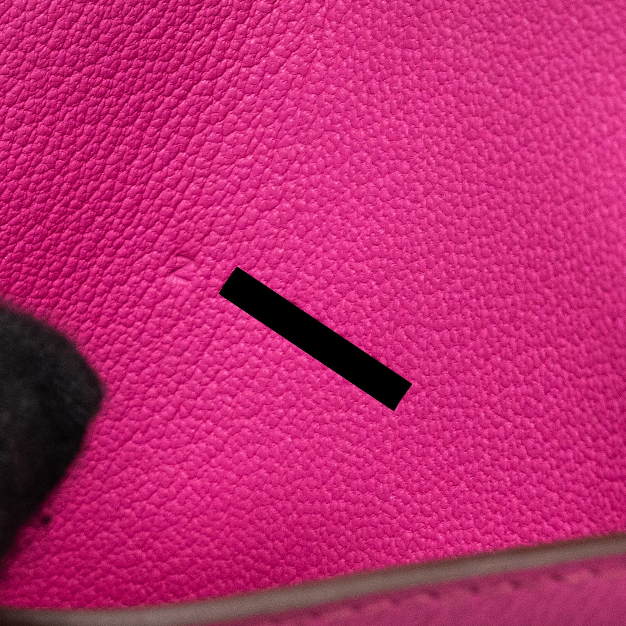 HERMES BEARN WALLET ALLIGATOR MATT PINK SHW