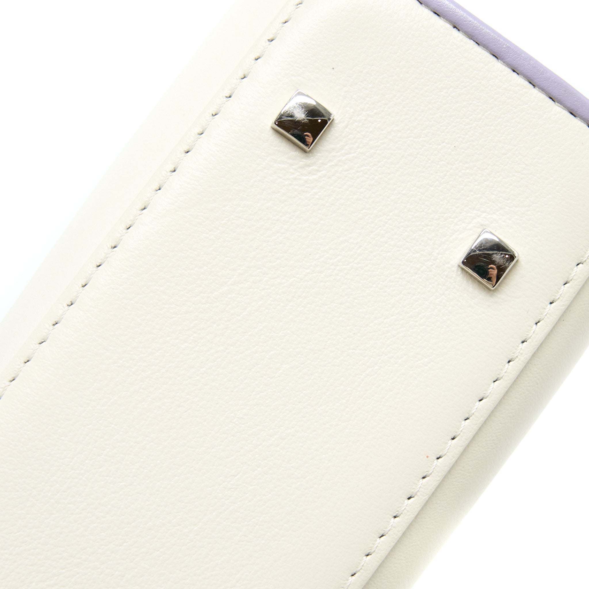 DELVAUX TEMPETE TOTE BAG CALFSKIN WHITE/MULTICOLOUR SHW