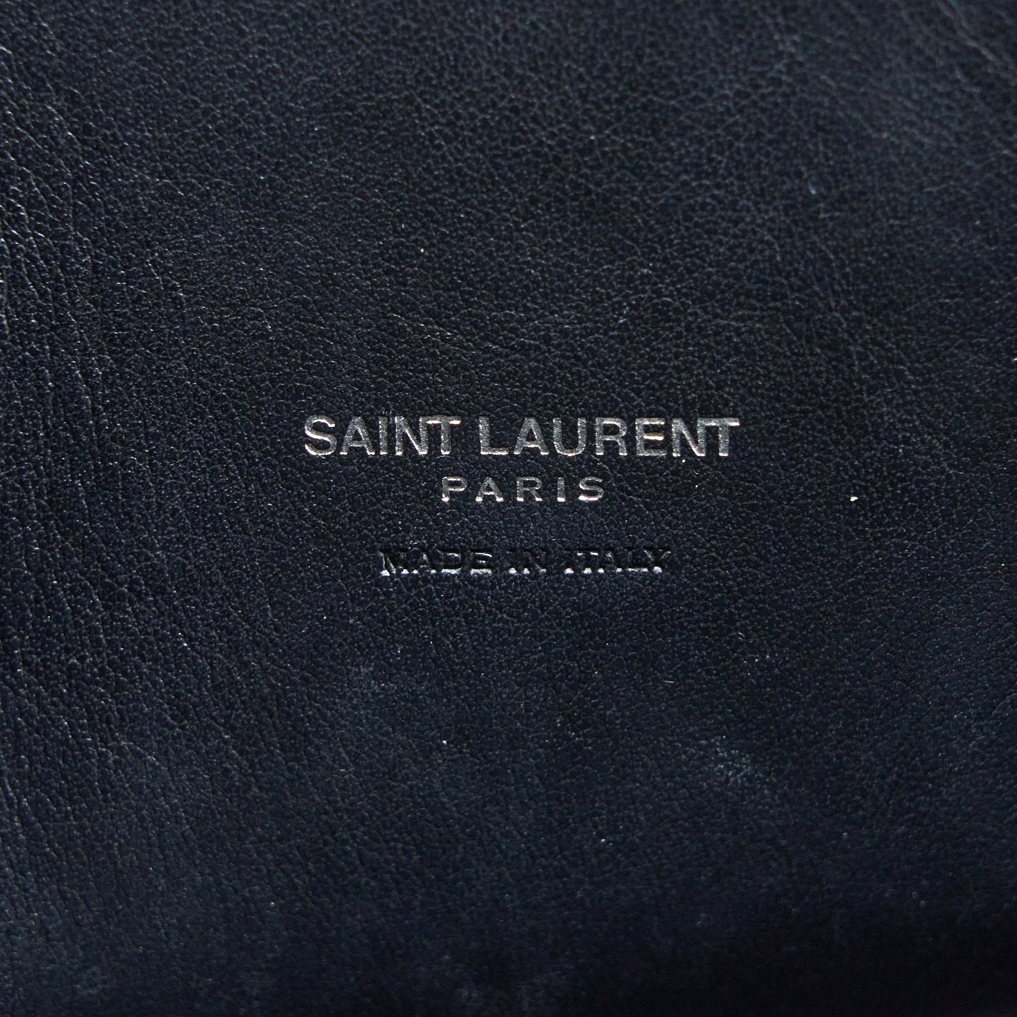 SAINT LAURENT SAC DE JOUR BABE GRAINED CALFSKIN BLACK SHW