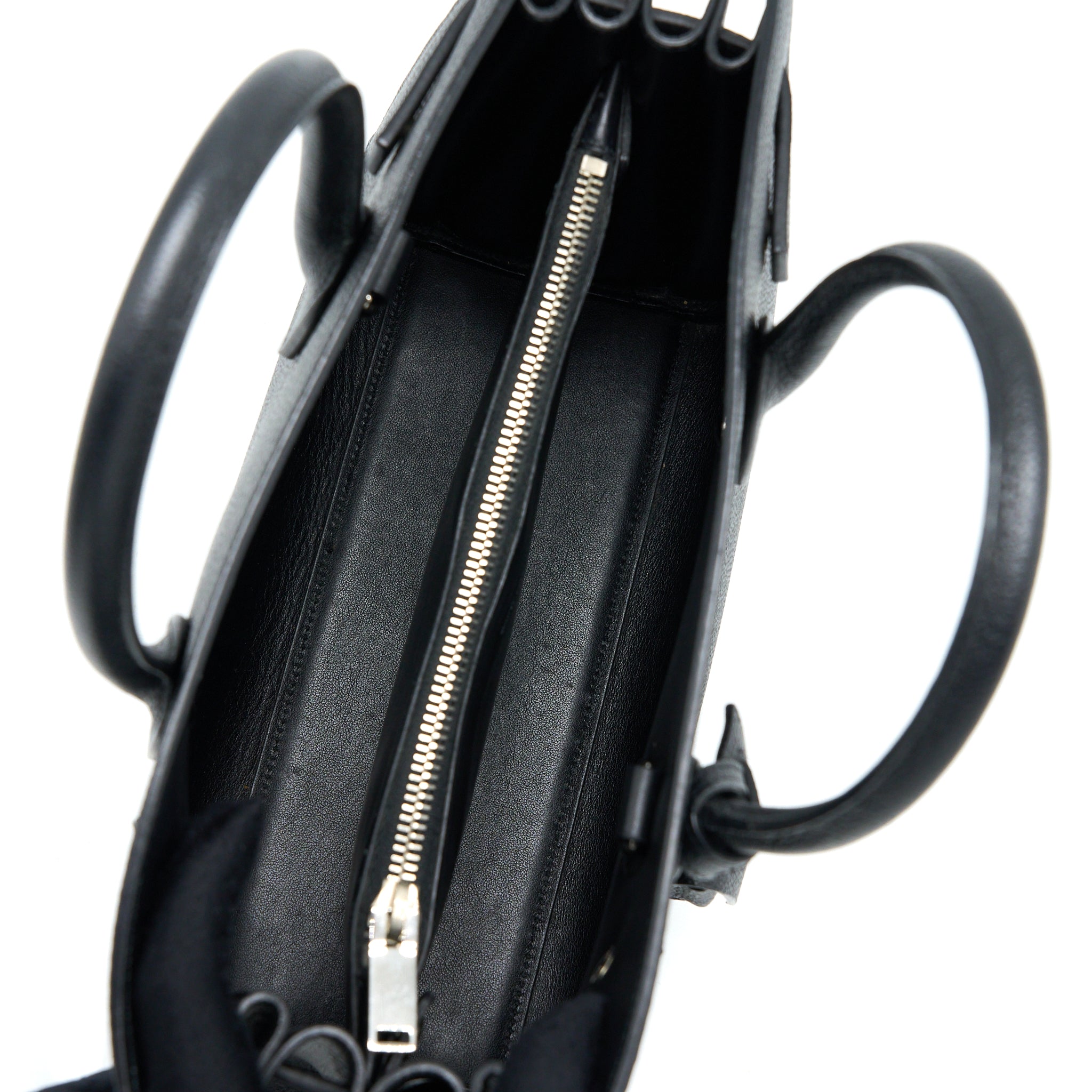SAINT LAURENT SAC DE JOUR BABE GRAINED CALFSKIN BLACK SHW