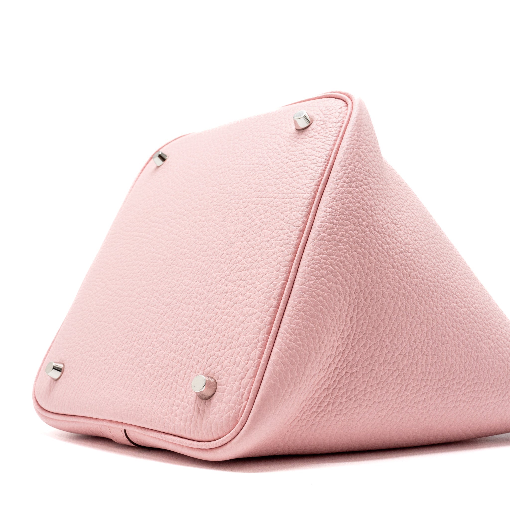 HERMES PICOTIN 22 LOCK BAG CLEMENCE ROSE SAKURA SHW