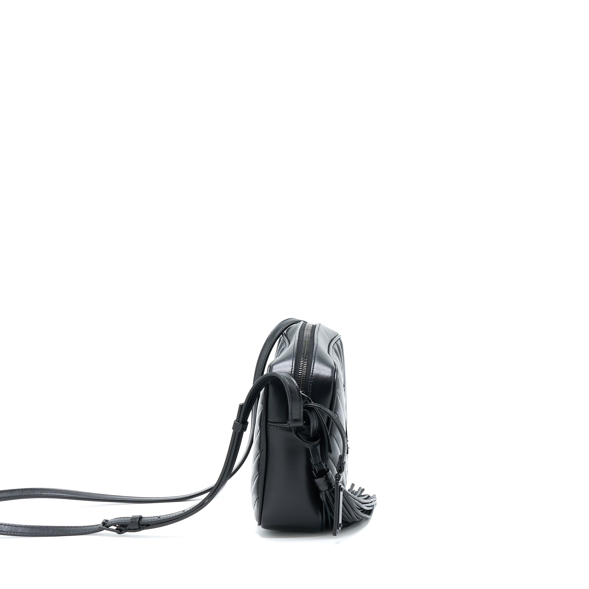 SAINT LAURENT/YSL LOU CAMERA BAG CALFSKIN SO BLACK