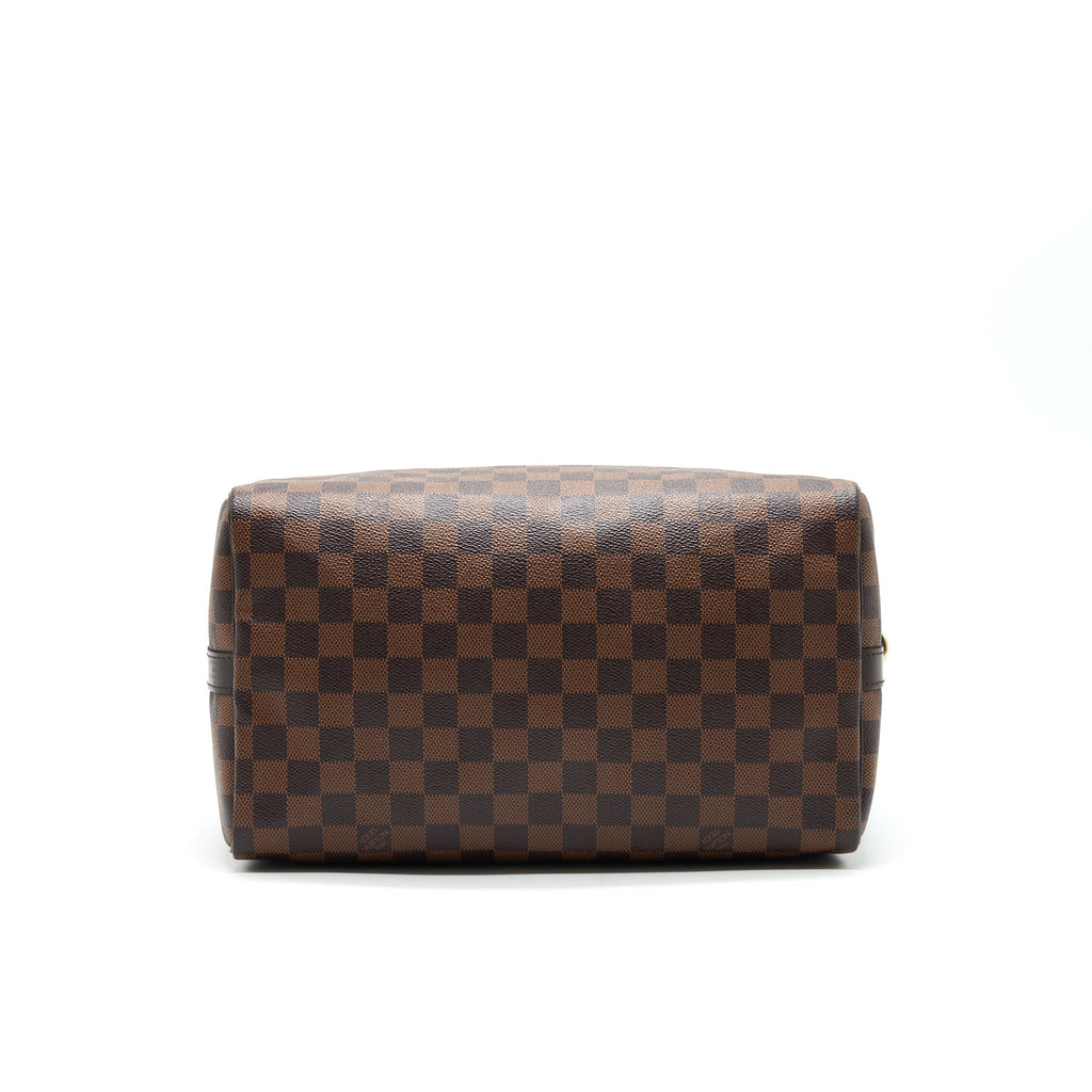 LOUIS VUITTON SPEEDY 30 DAMIER EBENE CANVAS HANDBAG BROWN