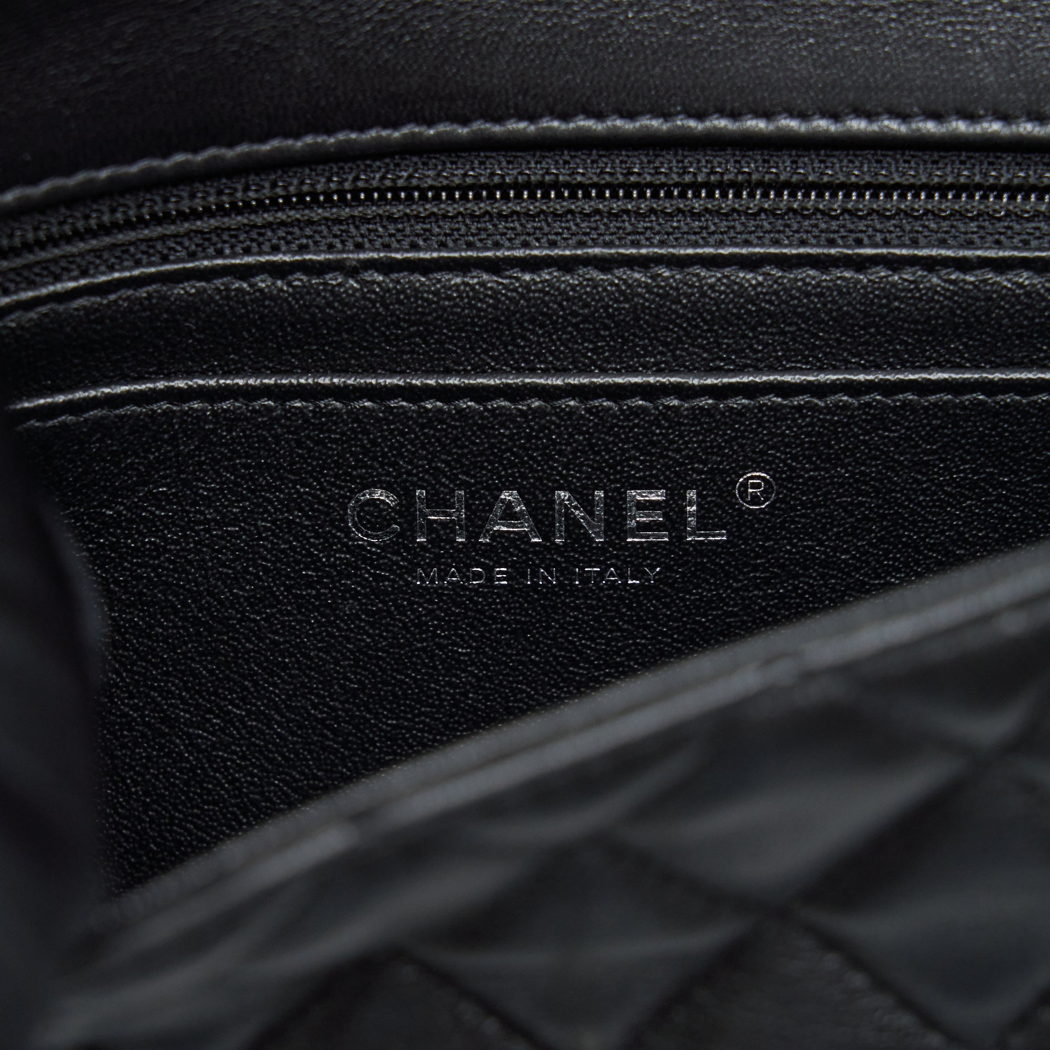 CHANEL MINI RECTANGULAR LAMBSKIN BLACK SHW