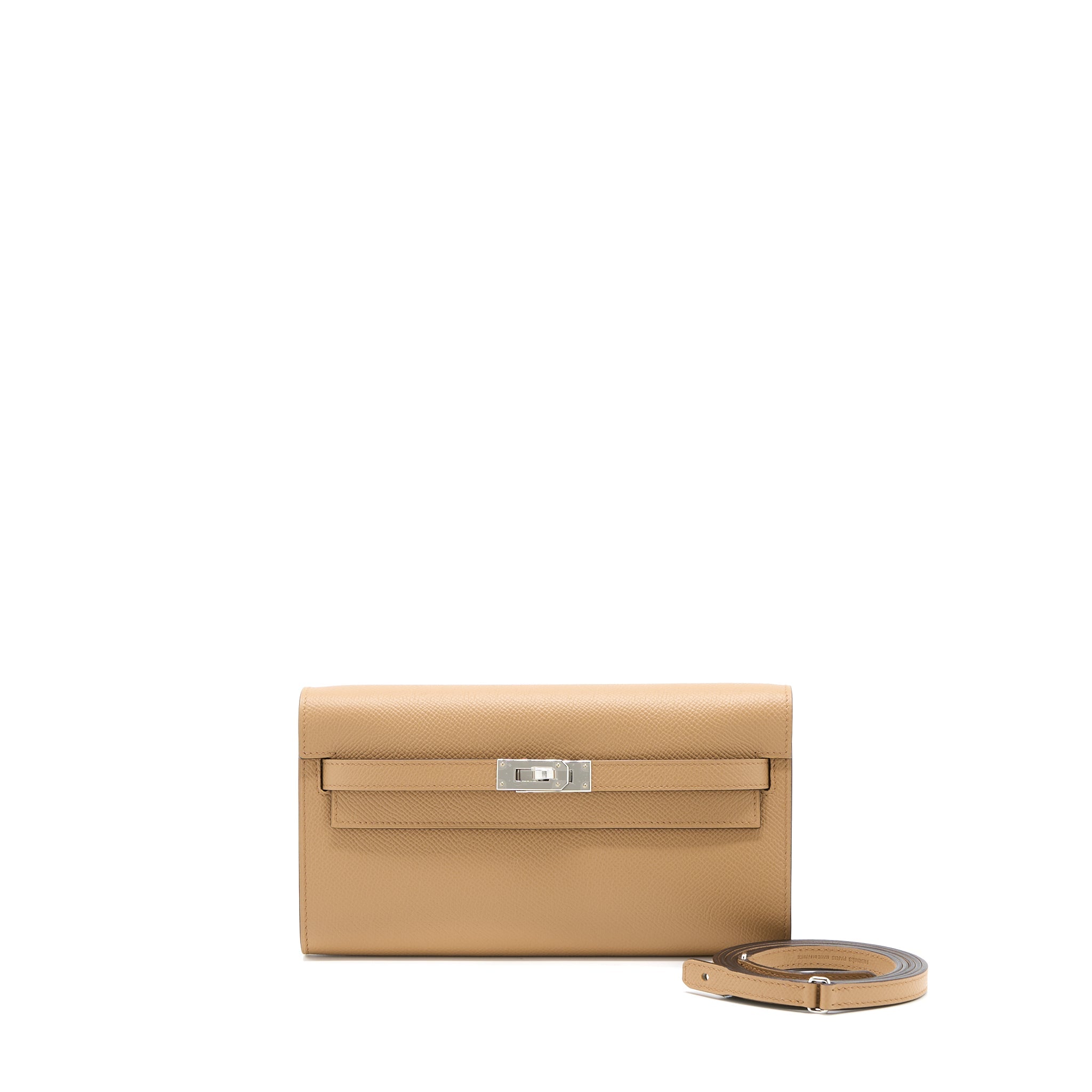 HERMES CLASSIC KELLY TO GO EPSOM CHAI / MAUVE SYLVESTRE SHW