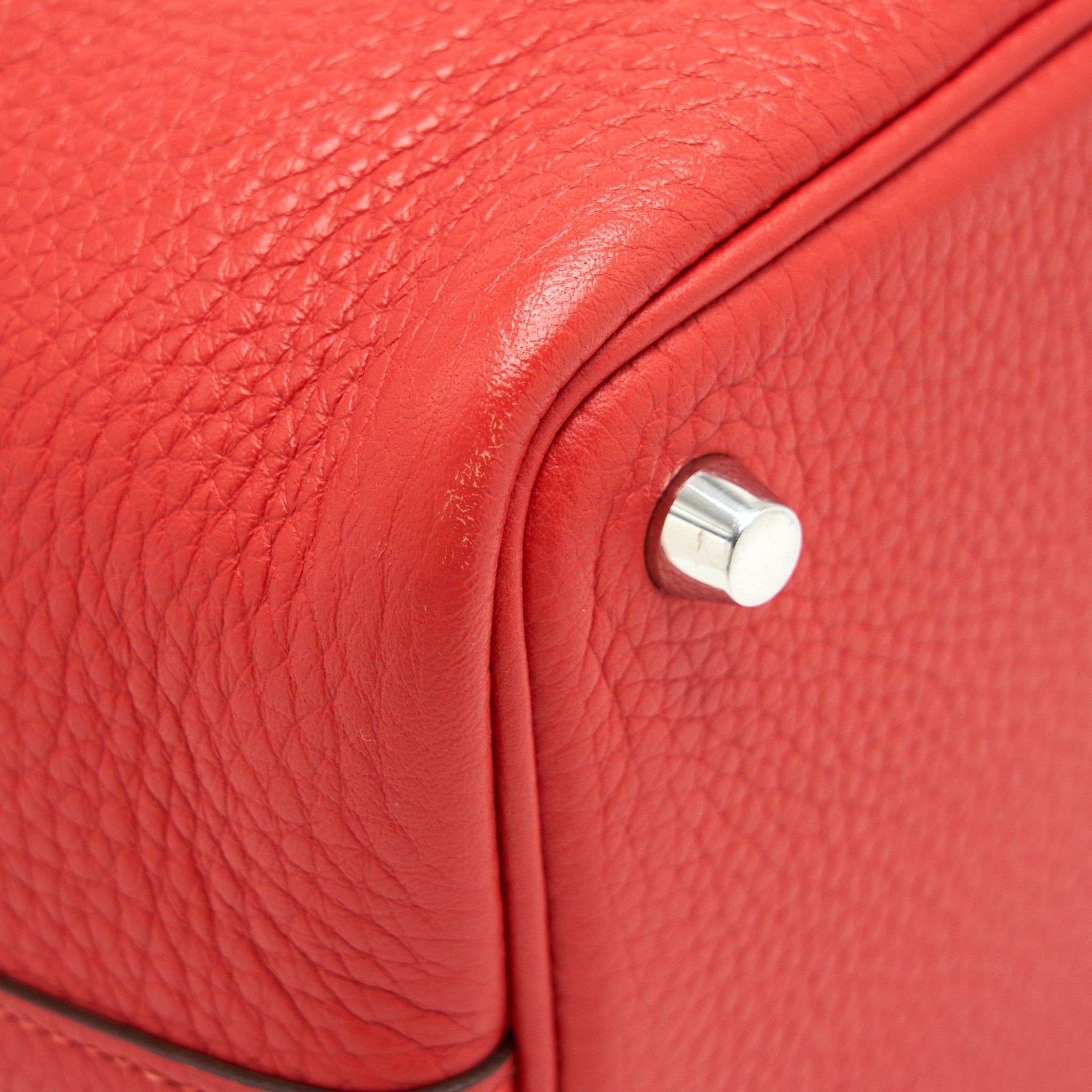 HERMES PICOTIN 18 LOCK BAG ROUGE TOMATE SHW