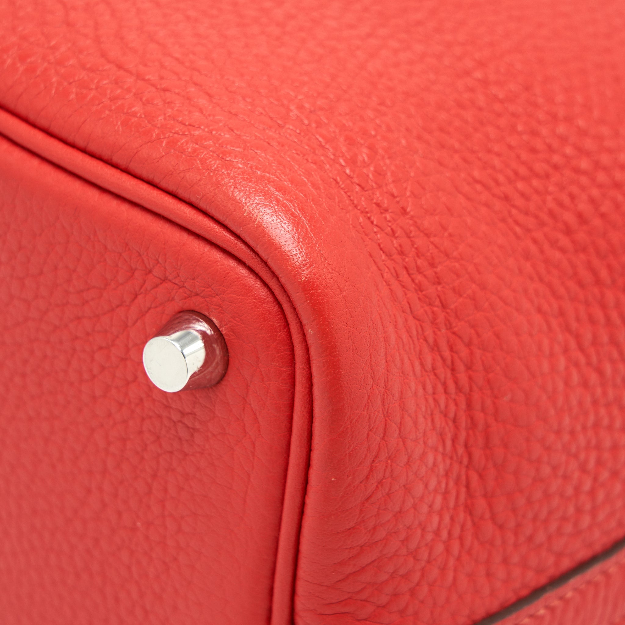 HERMES PICOTIN 18 LOCK BAG ROUGE TOMATE SHW