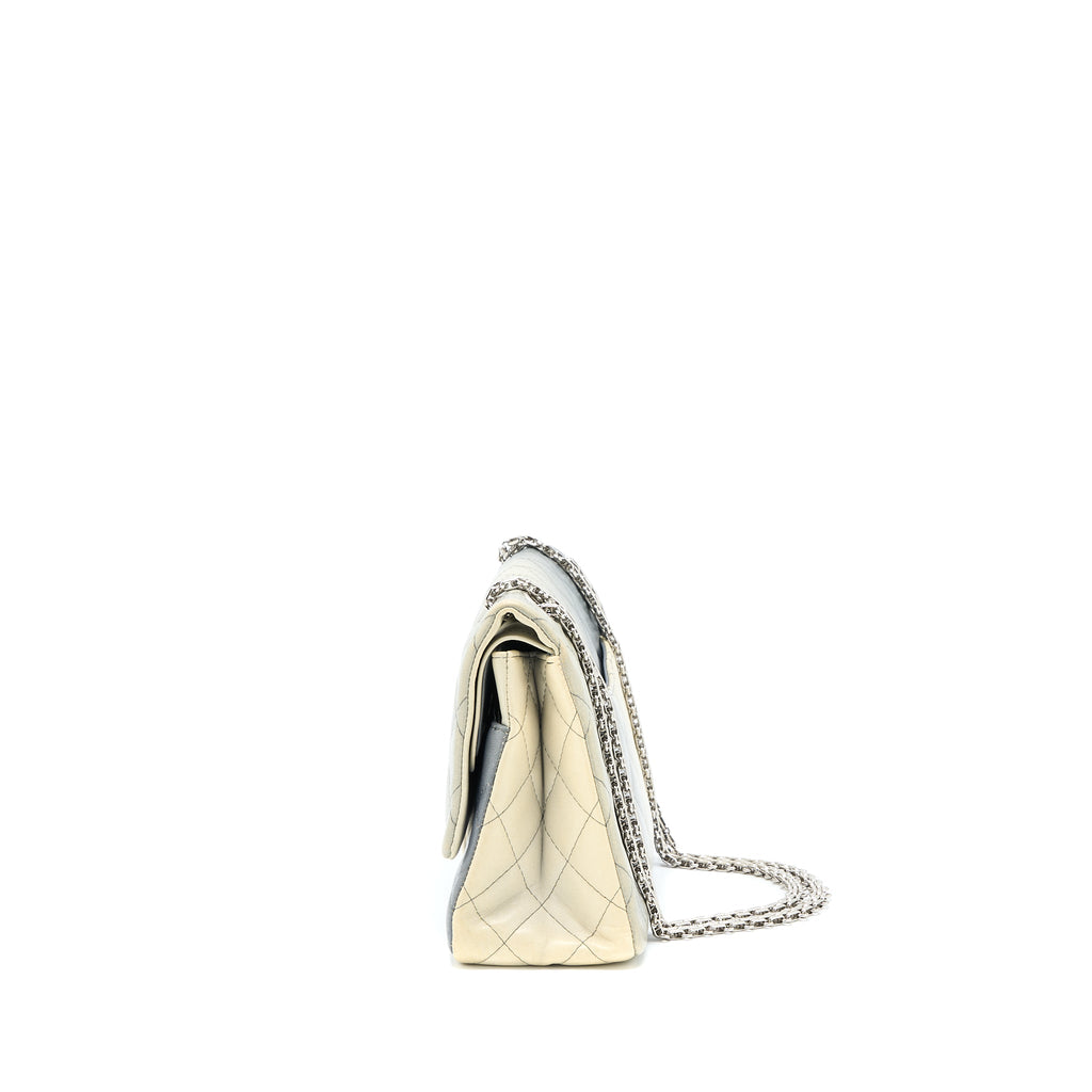 CHANEL 2.55 226 REISSUE FLAP BAG LAMBSKIN OMBRE GREY SHW